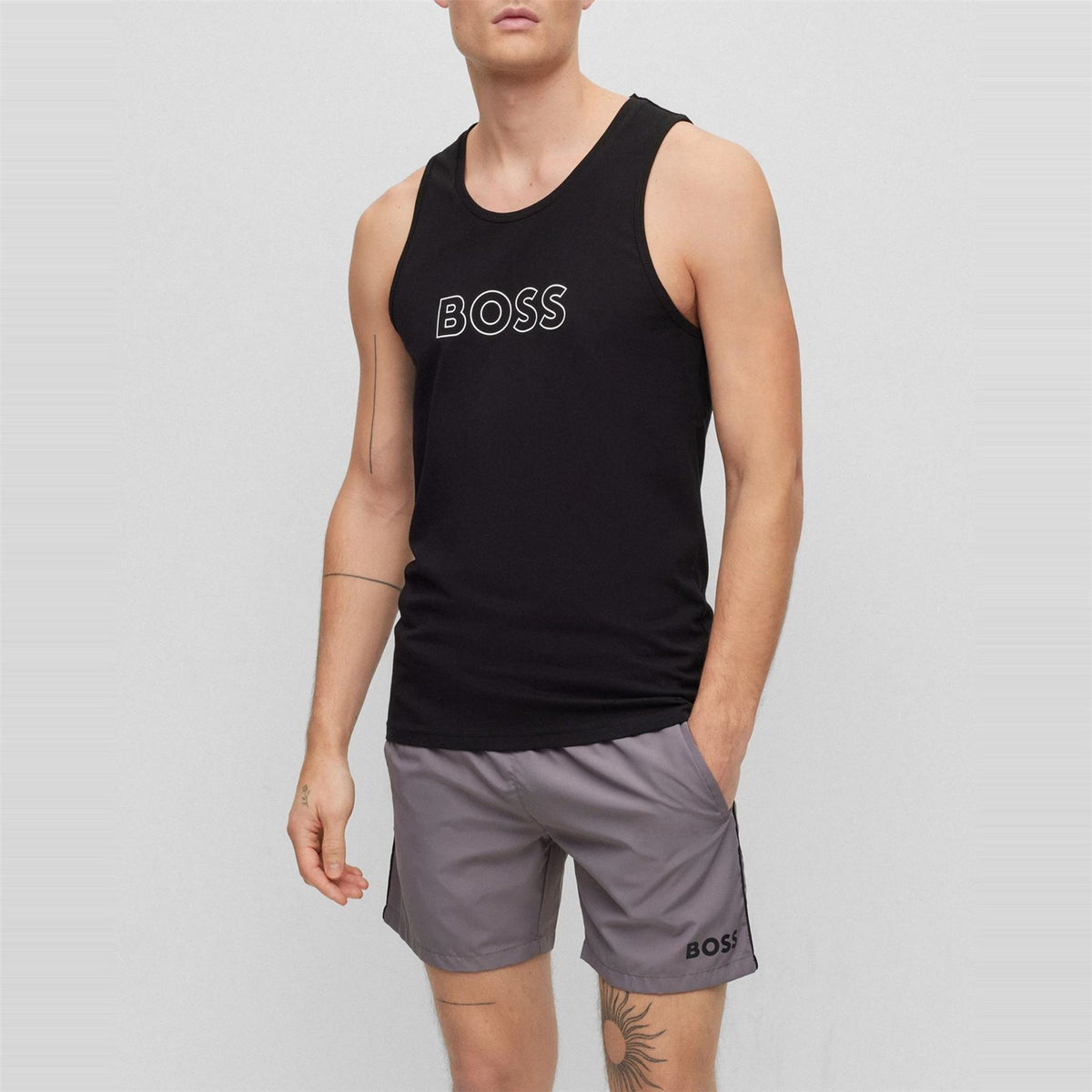Boss Beach Tank Top, Sleek Solid