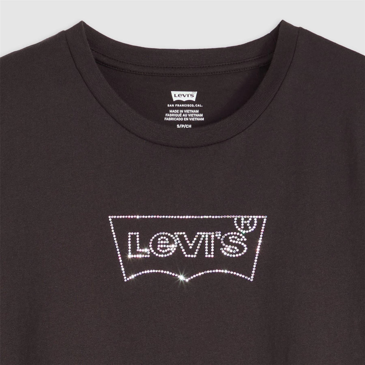Levis The Perfect Wordmark Graphic Crew Neck Short Sleeve T-Shirt