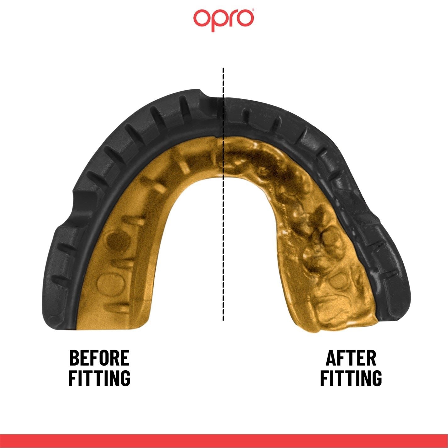 Opro Adults Gold Self Fit Brace Mouthguard