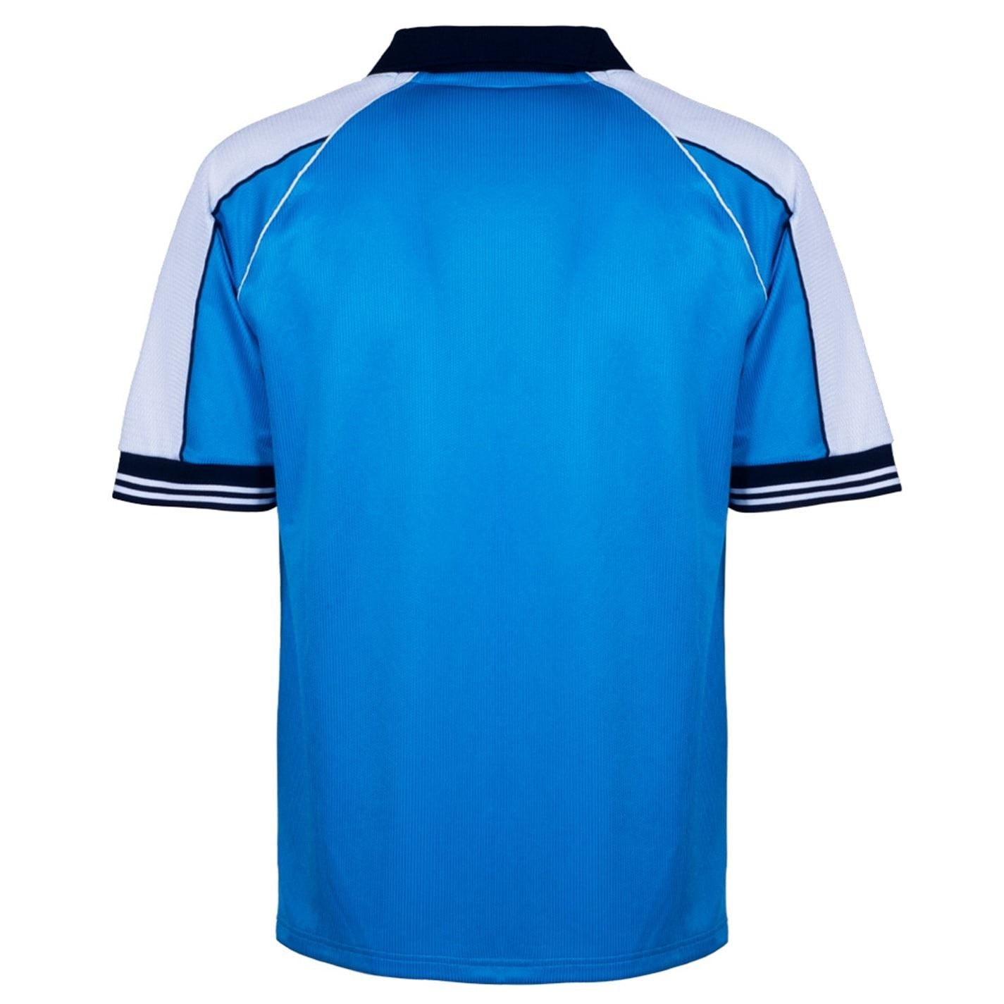 Score Draw Manchester City Retro Home Shirt 2000 Adults