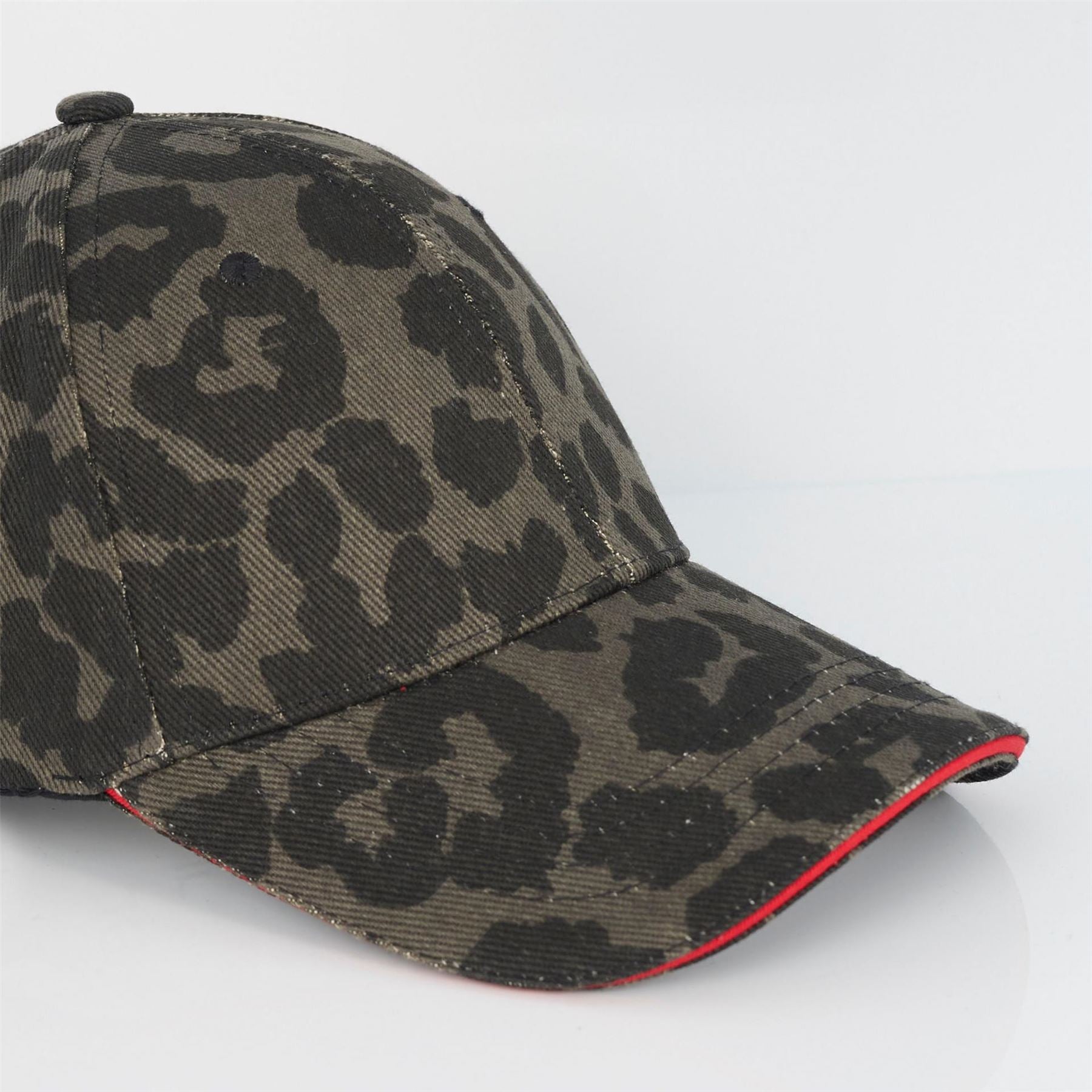 Brave Soul Mens Print Cap With Contrast Stripe
