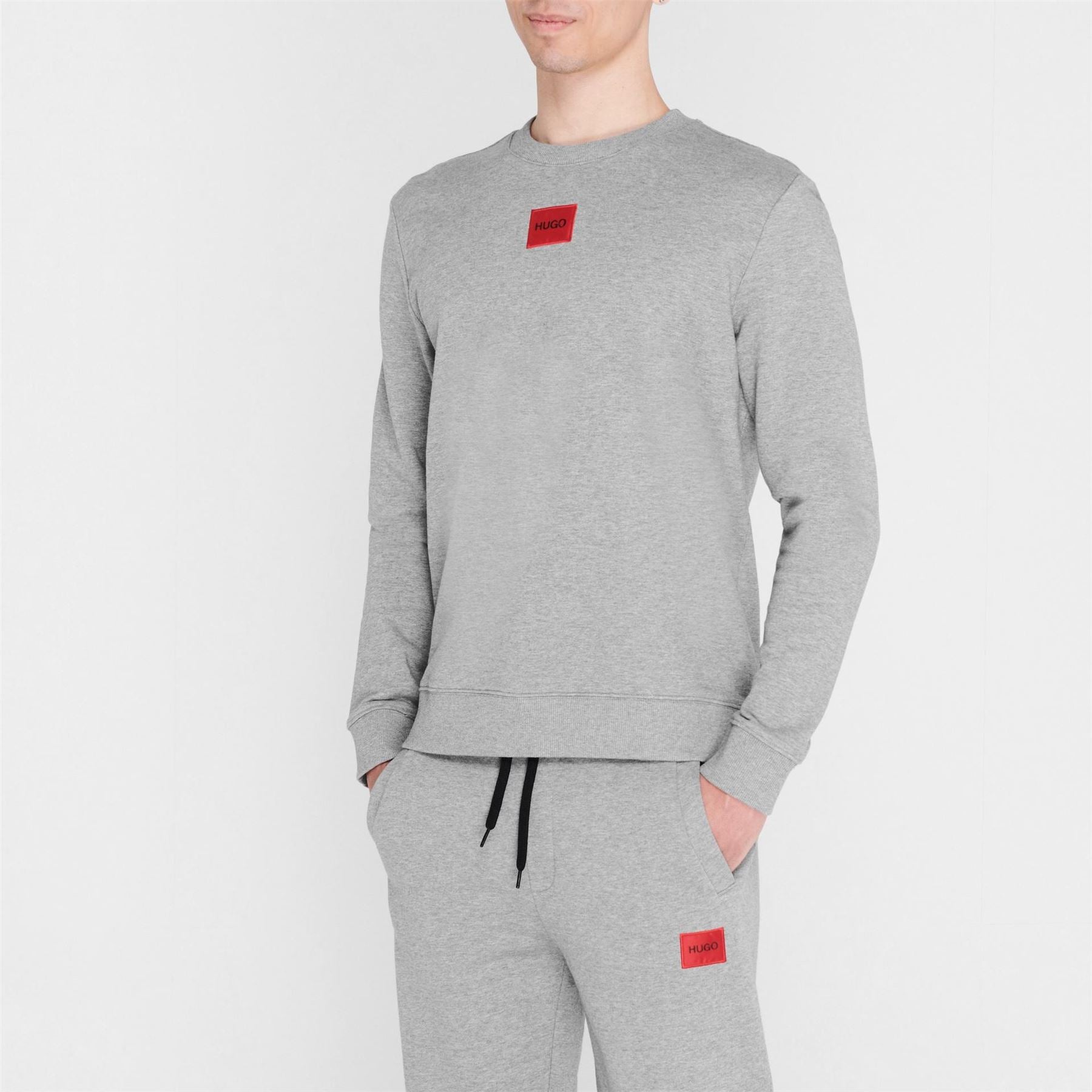 Hugo HUGO Long Sleeve Contemporary Sweatshirt   Crew Neck (Diragol)