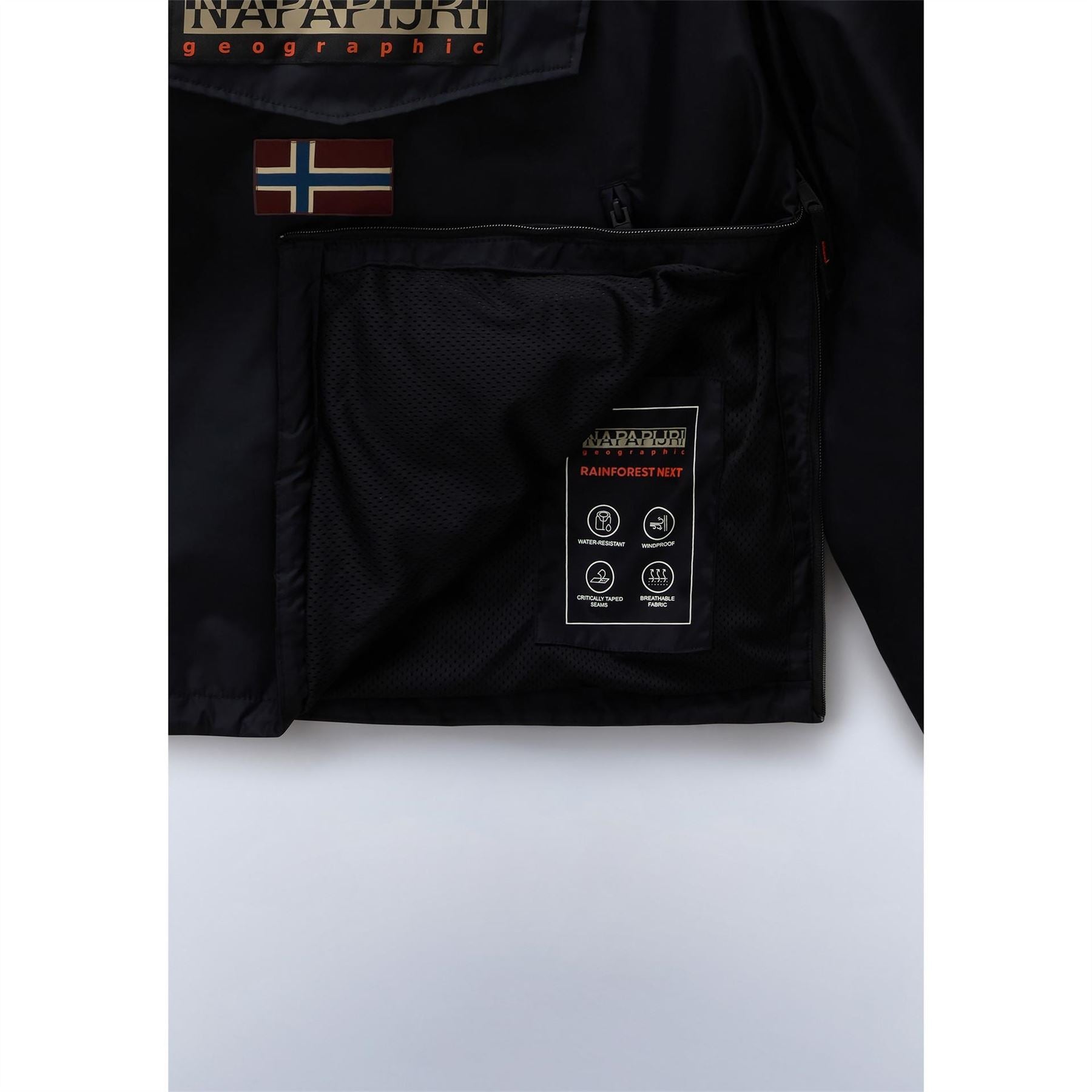 Napapijri Rainforest Waterproof Half Zip Rain Anorak
