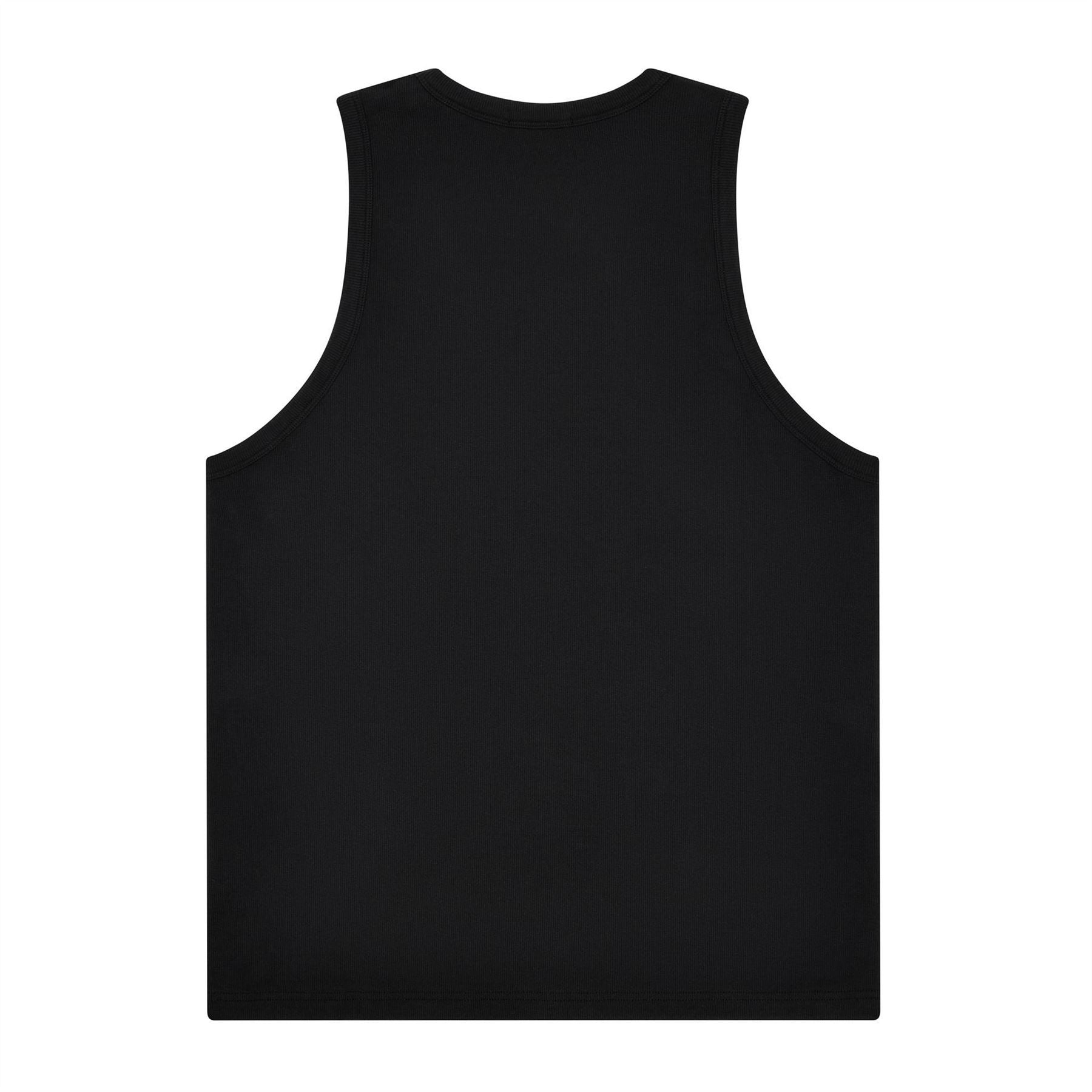 No Fear Rib Cotton Sleeveless Crew Neck Tank Vest