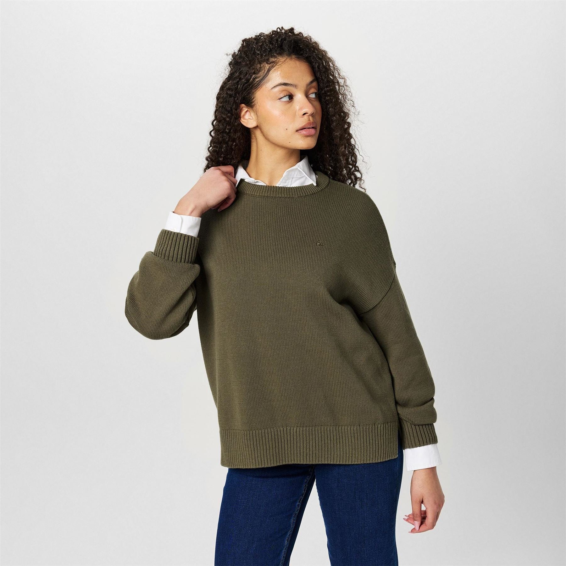 Jack Wills Jw Oversized Crew Neck Jumper