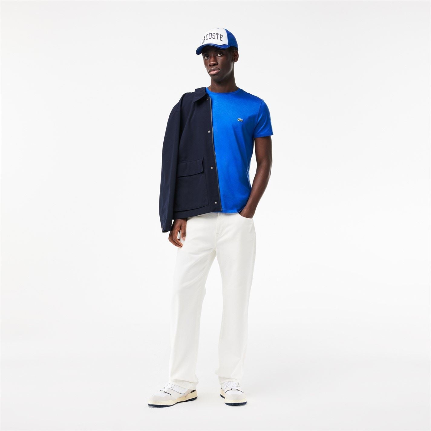 Lacoste Crocodile Logo Crew Neck Short Sleeve Jersey T-Shirt