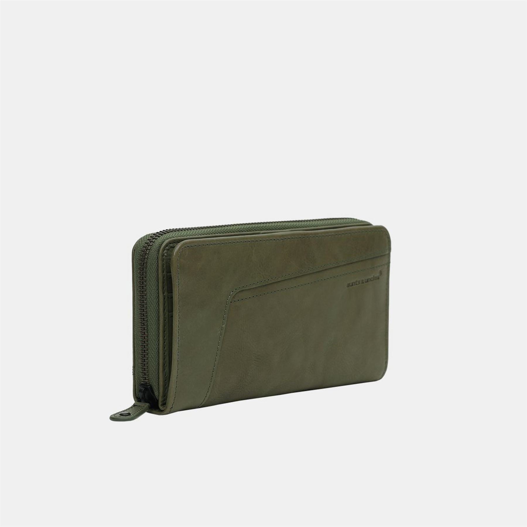 Aunts and Uncles Rectangle Zip Around Wallet with Logo