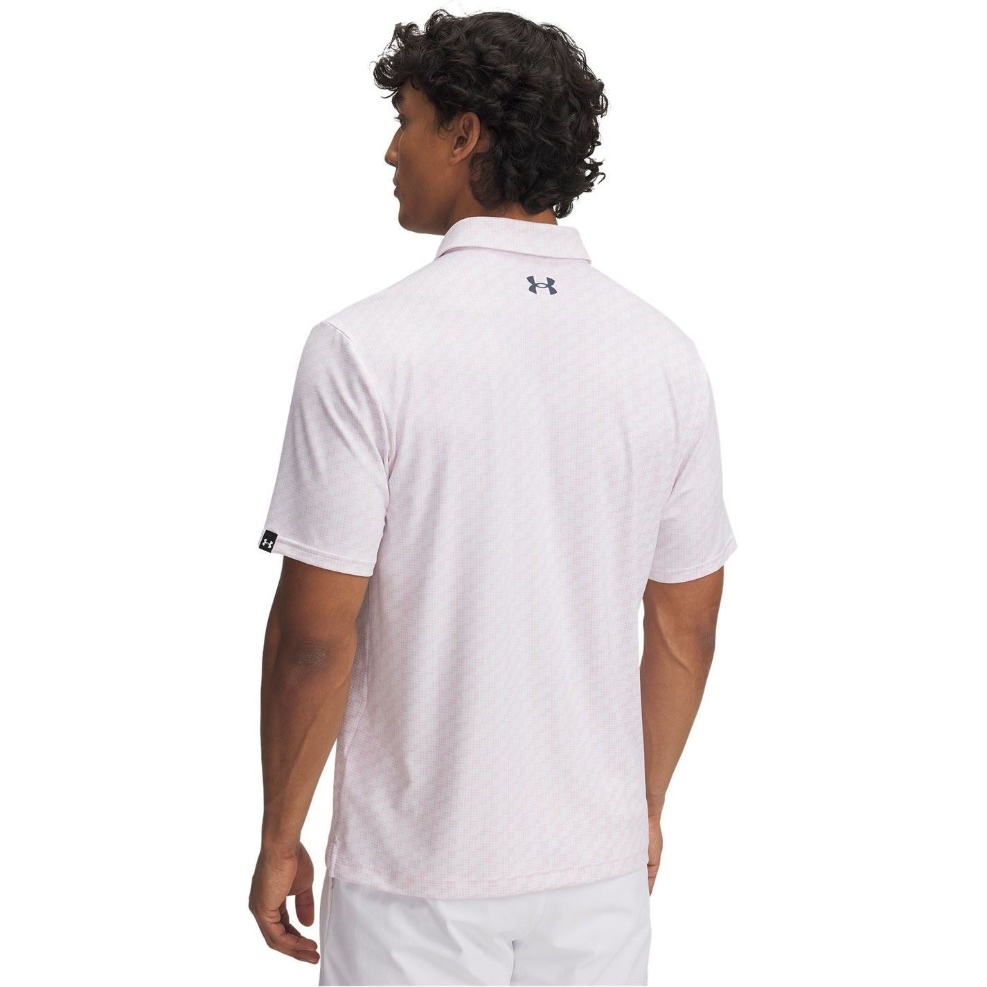 Under Armour Printed Collared Neck Short Sleeve Polo Shirt