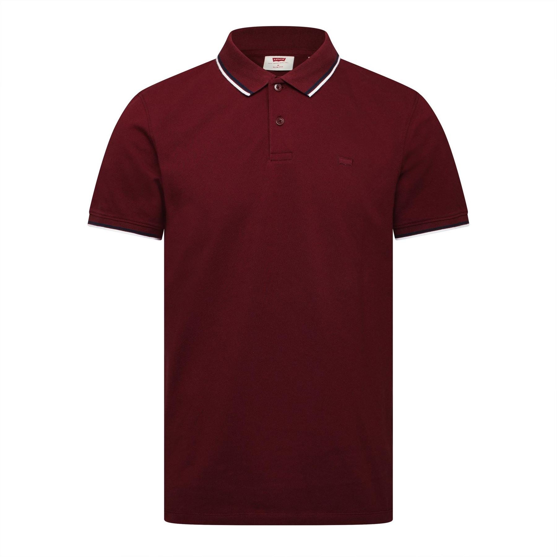 Levis Slim Housemark Polo Bright Whi