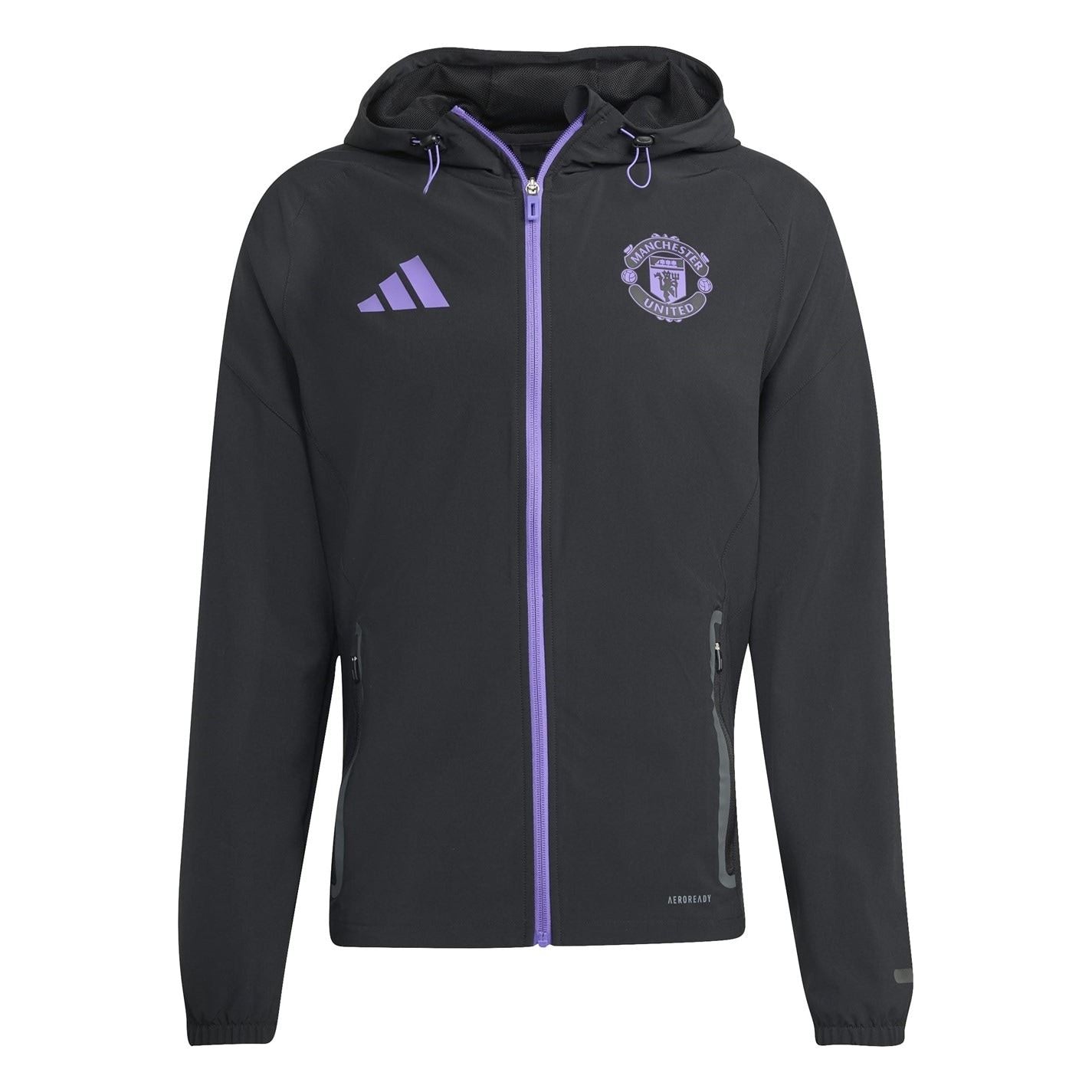 adidas Mens Manchester United Travel Jacket 2025 2026