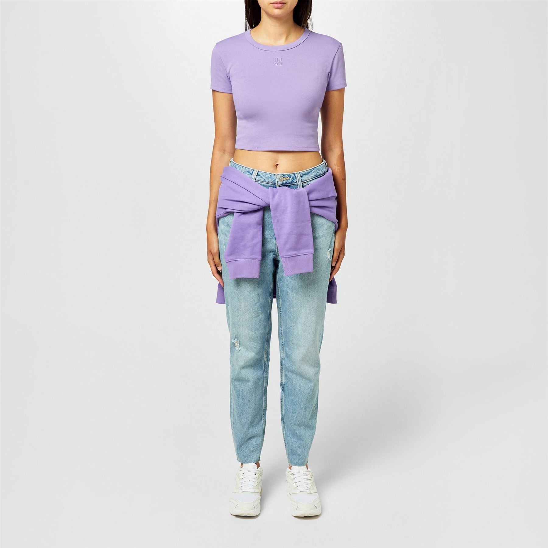 Hugo Delanor Cropped T-Shirt