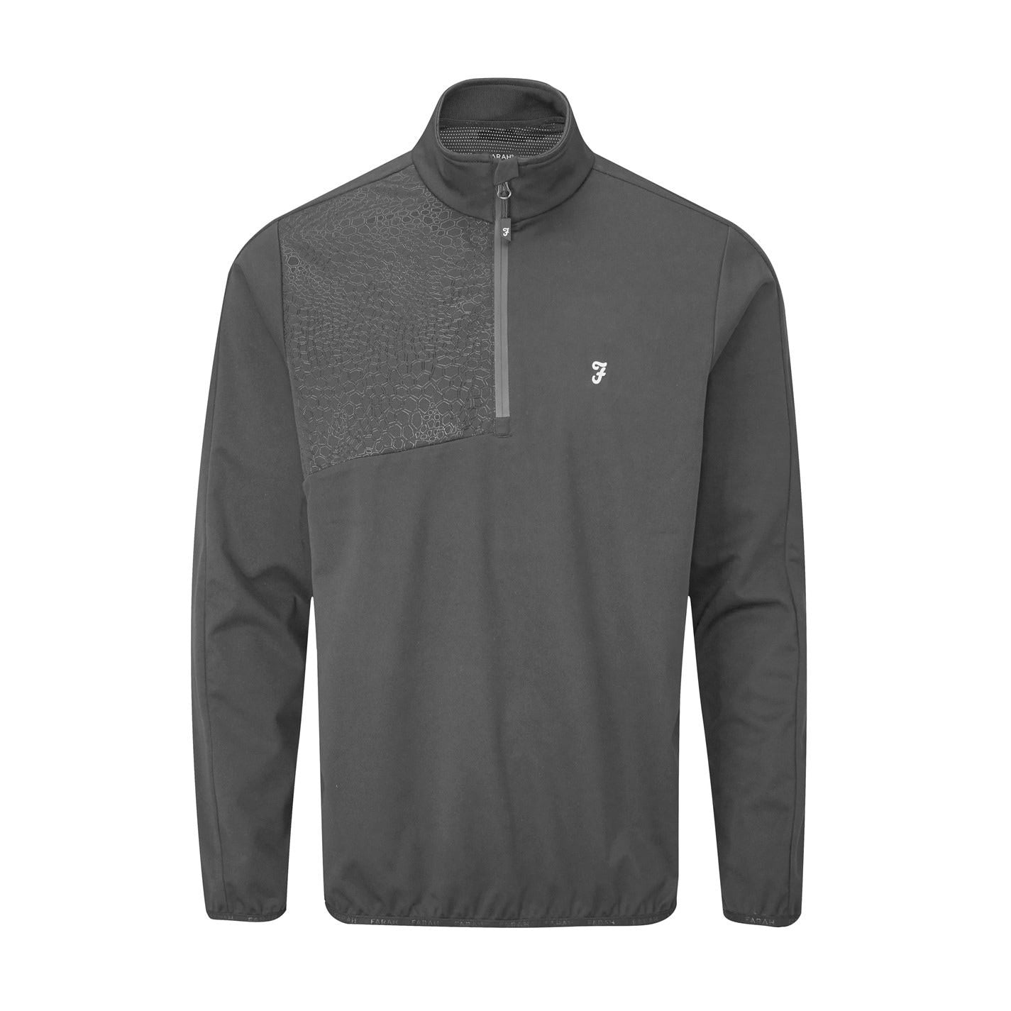 Farah Abbott Half Zip Mock Neck Training Jacket