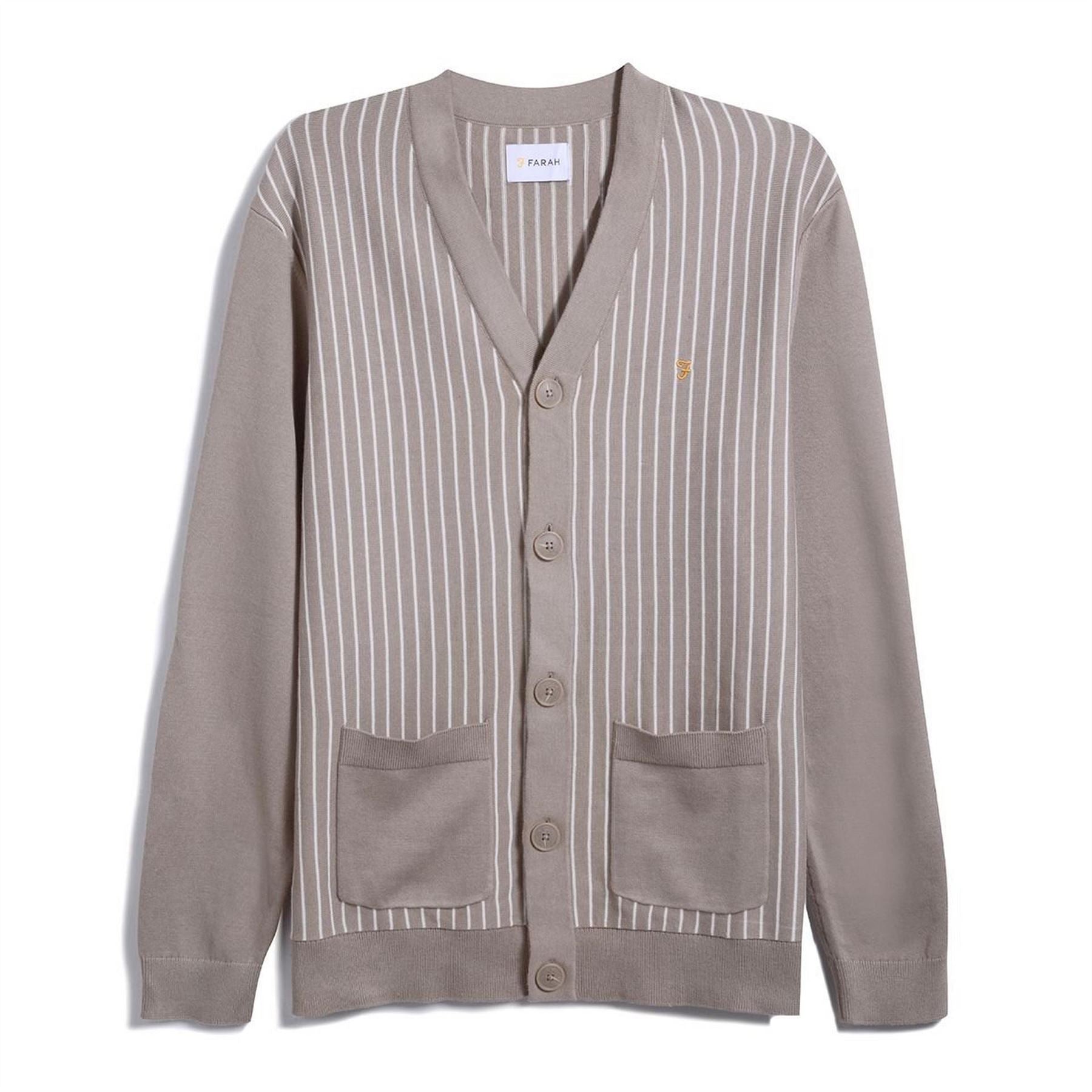 Farah V-Neck Regular Fit Long Sleeve Sweater