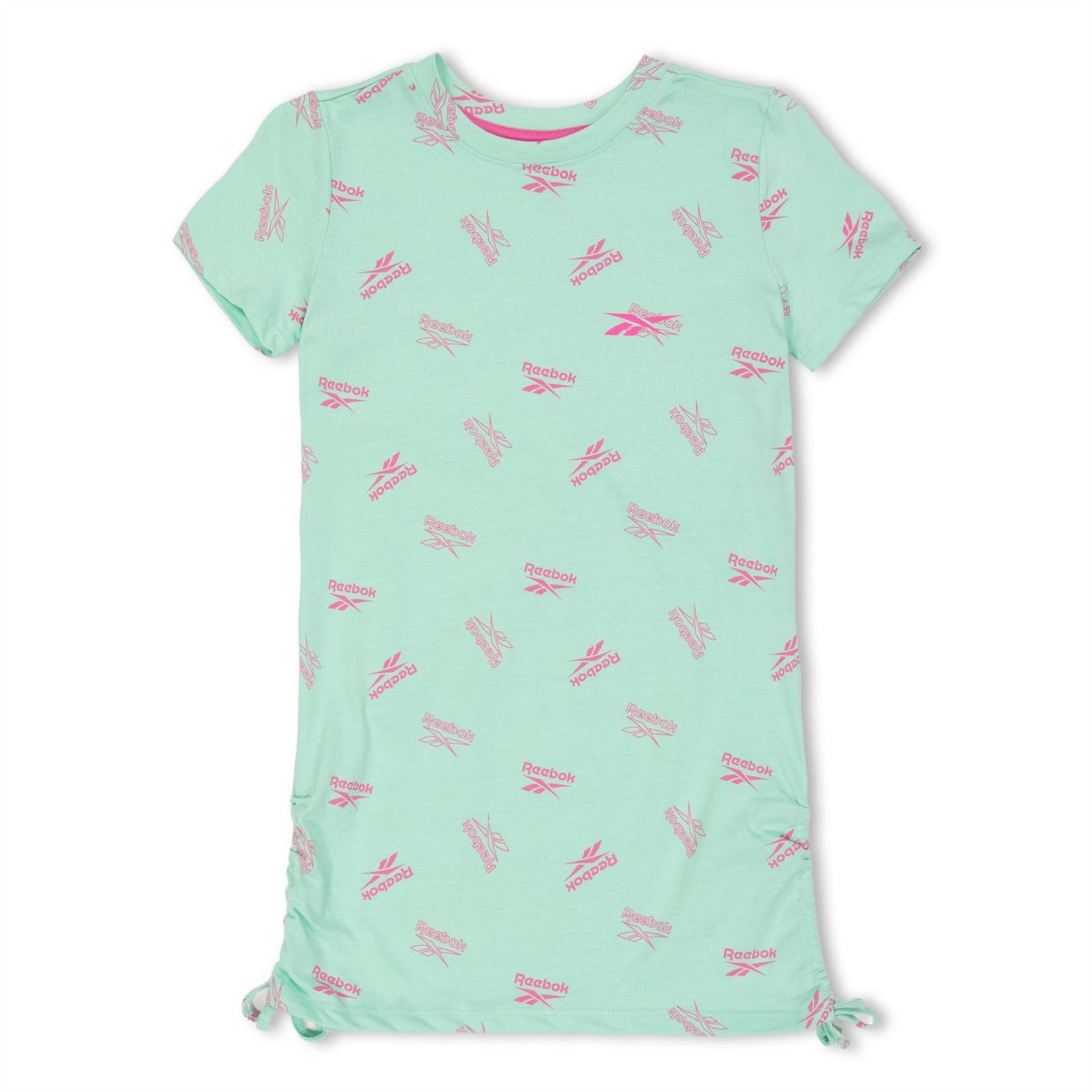Reebok Tie Hem Crew Neck Short Sleeve T-Shirt
