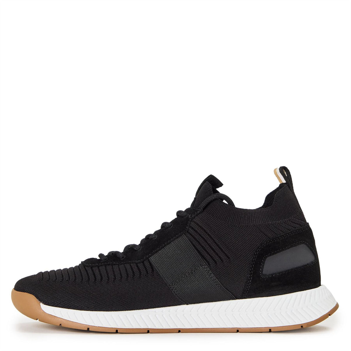 Boss BOSS Titanium Knit Contemporary Run Trainers   Reflective Details