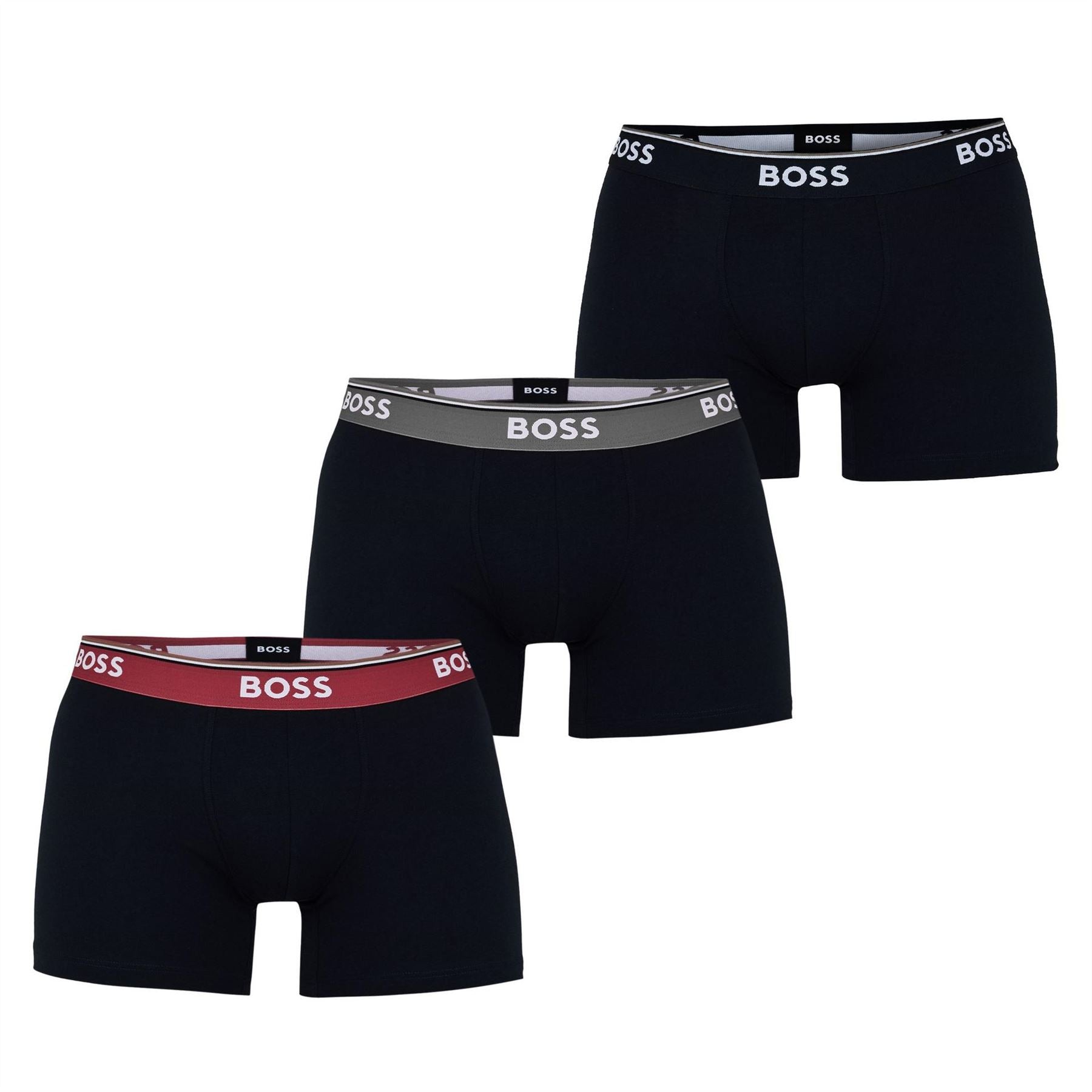 Boss Bodywear 3pk Power Boxer Shorts With Logo Detail