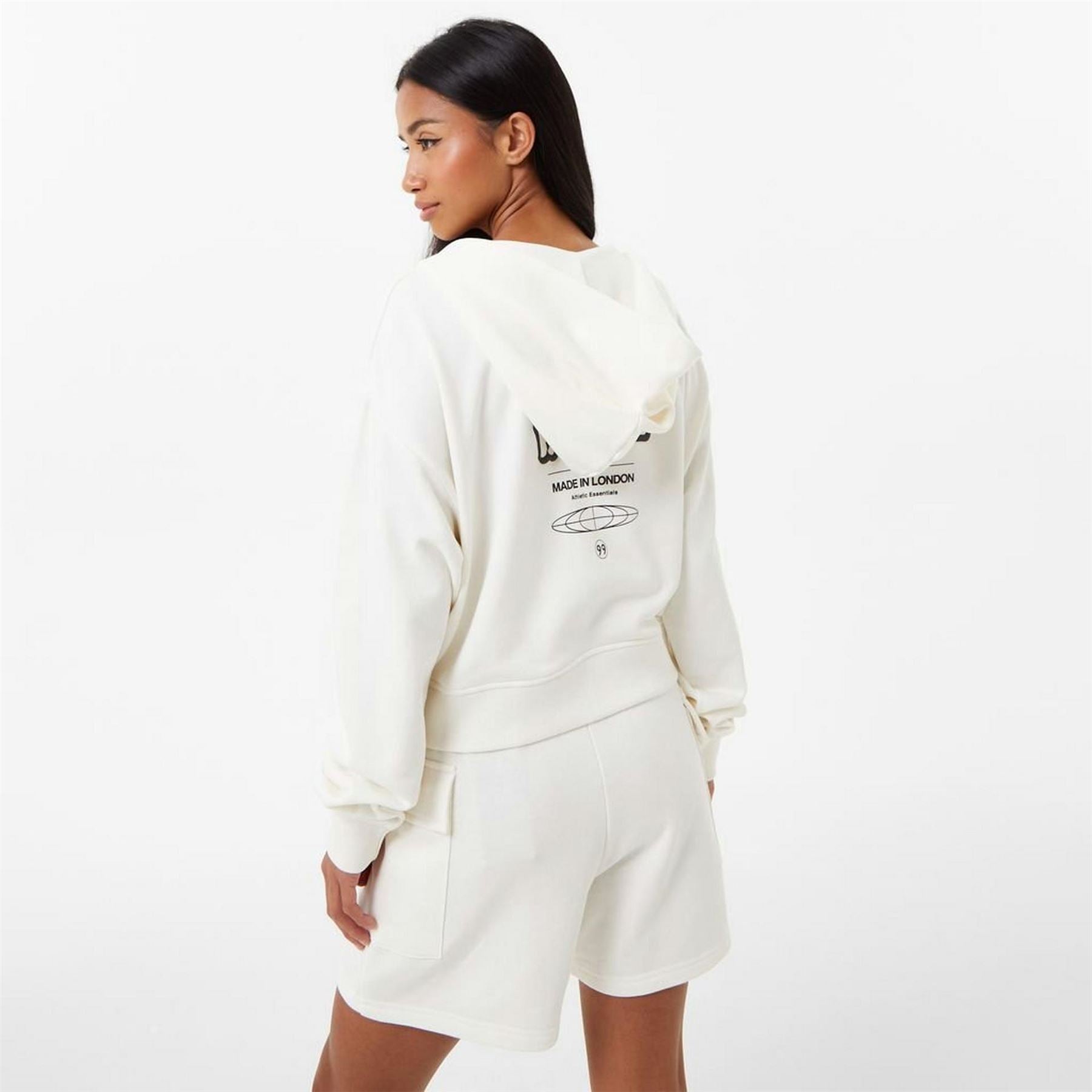 Jack Wills Collar Graphic Hoodie