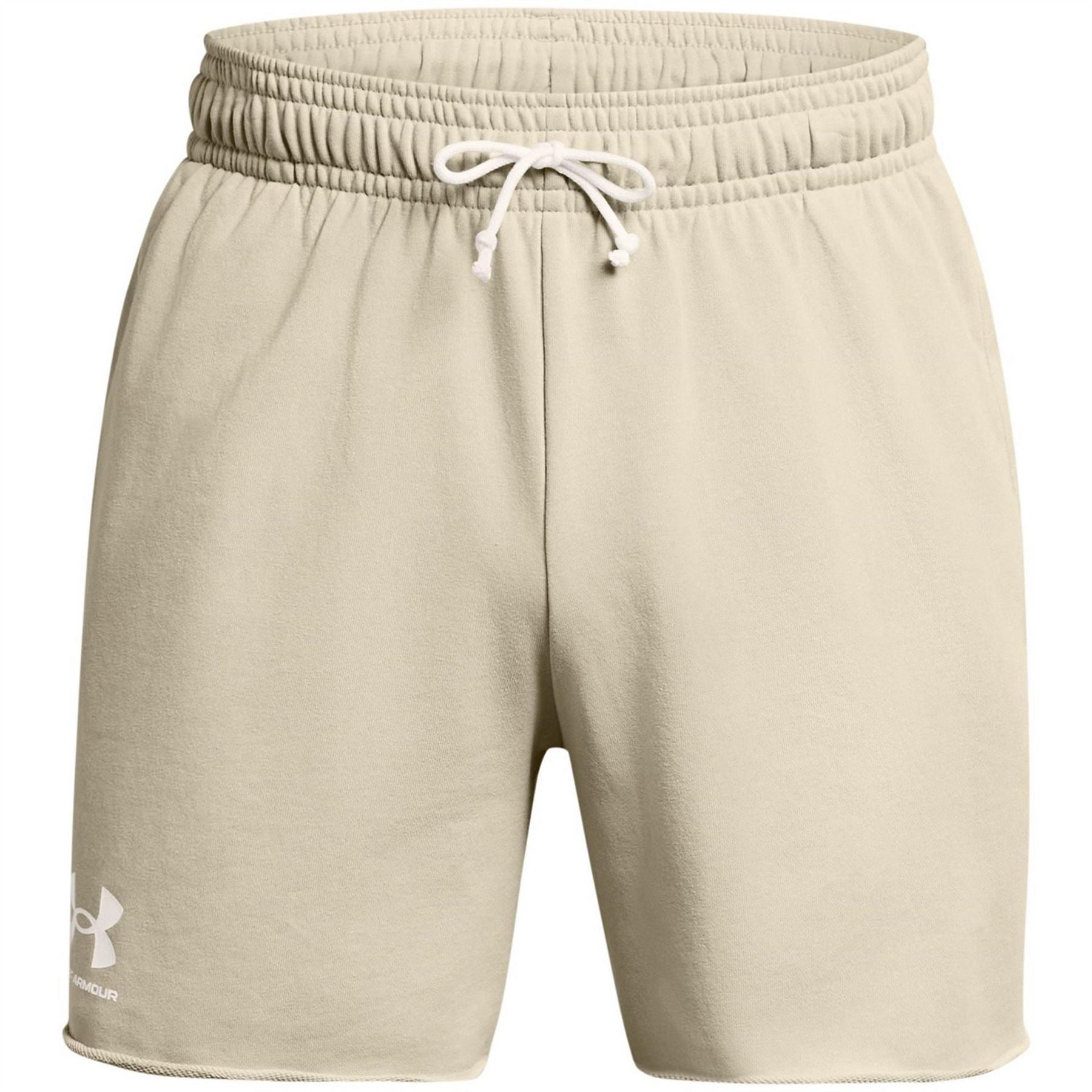Under Armour Mens Rival Terry 6 Inch Shorts