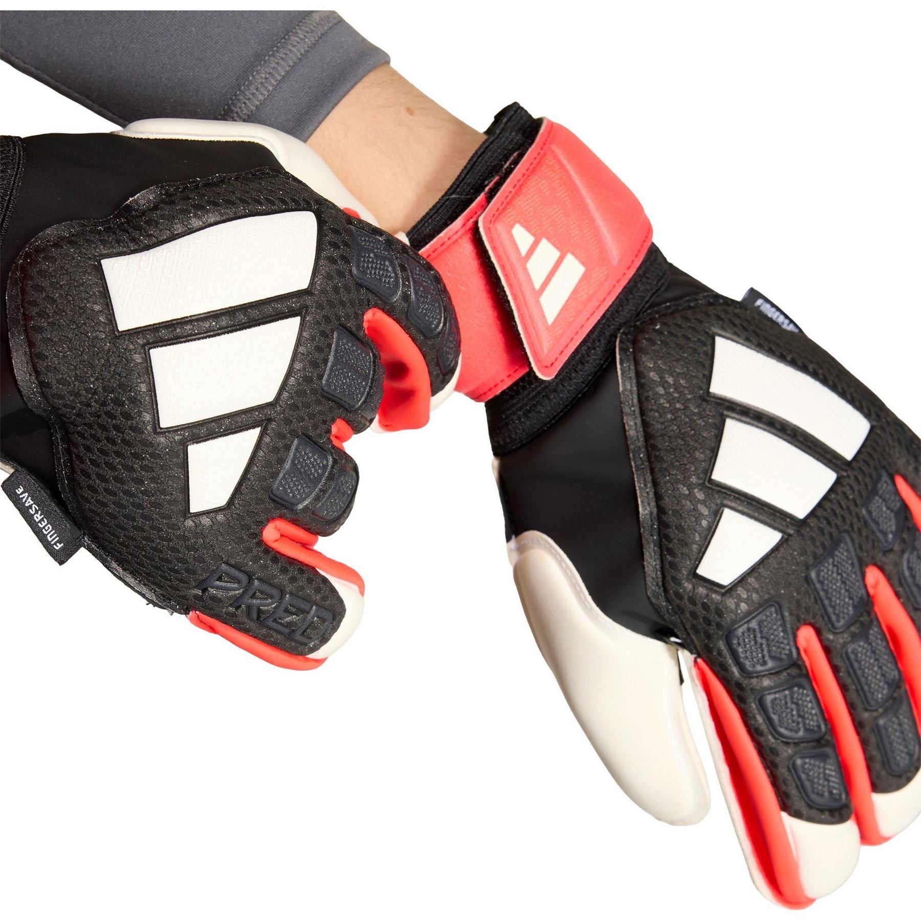 adidas Predator Match Fingersave Goalkeeper Gloves Juniors