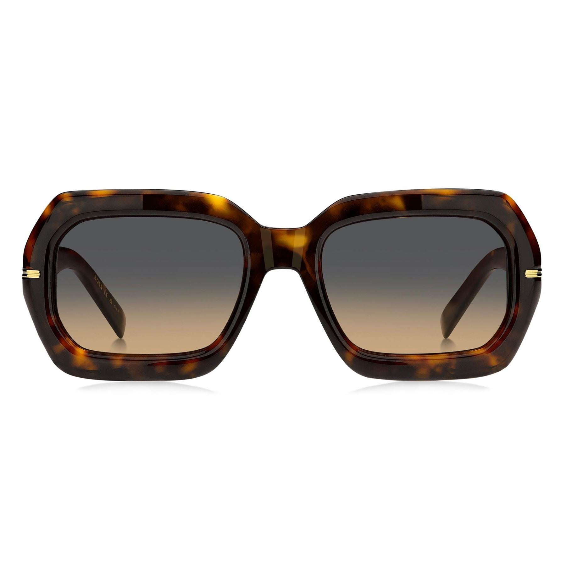Boss Rectangular Round Sunglasses