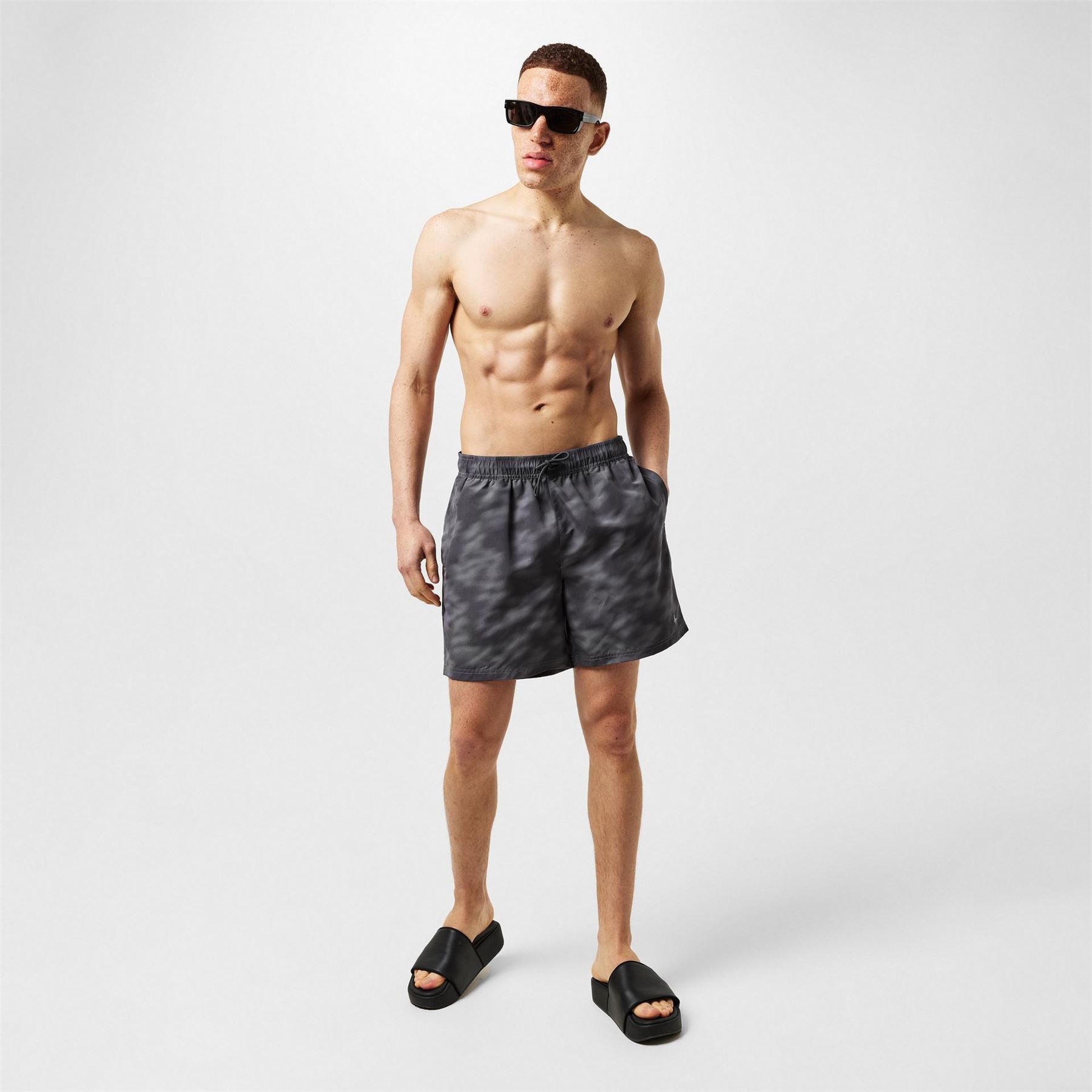 Jack Wills Regular Fit Blurred Floral Swim Shorts