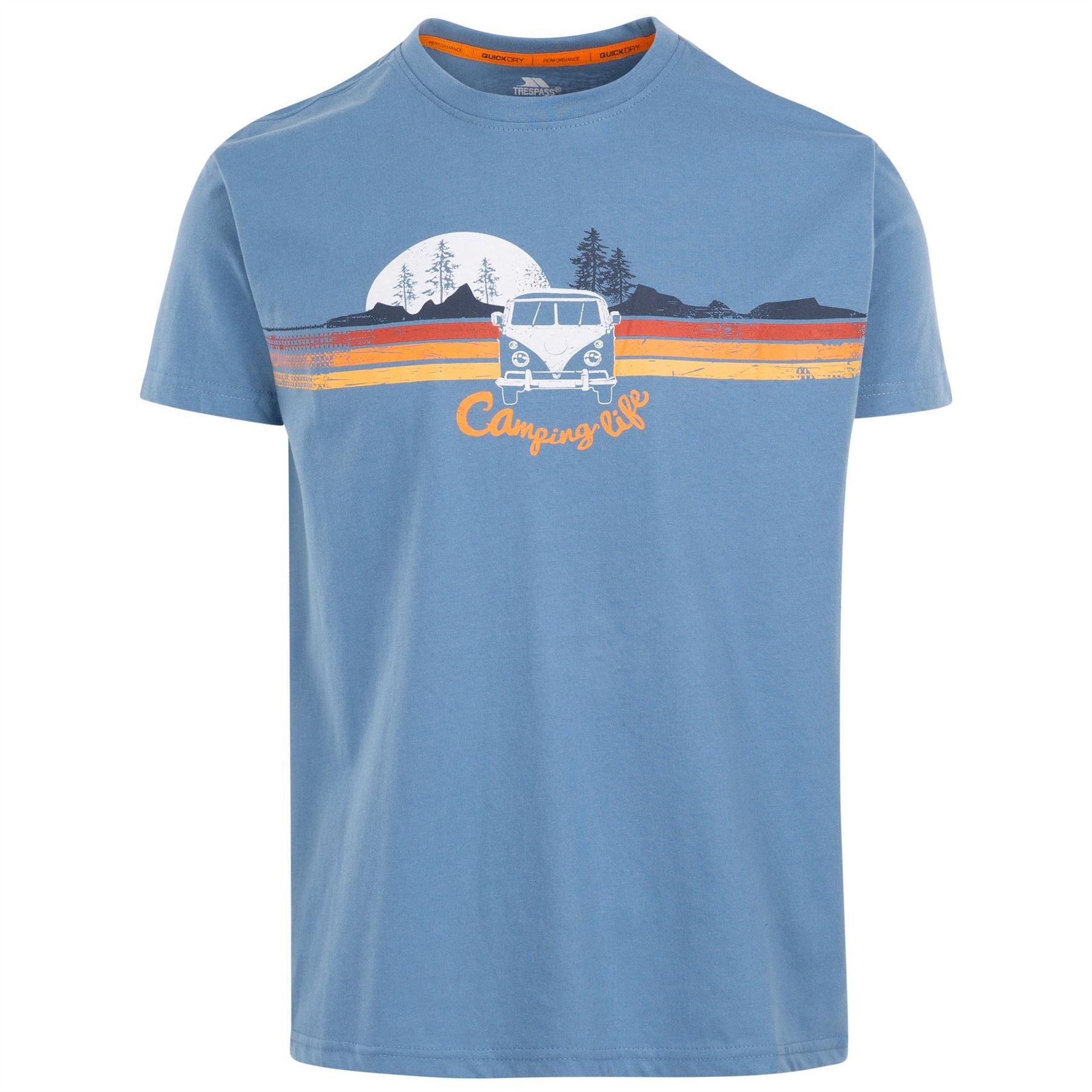 Trespass Cromer Graphic Crew Neck Short Sleeve T-Shirt