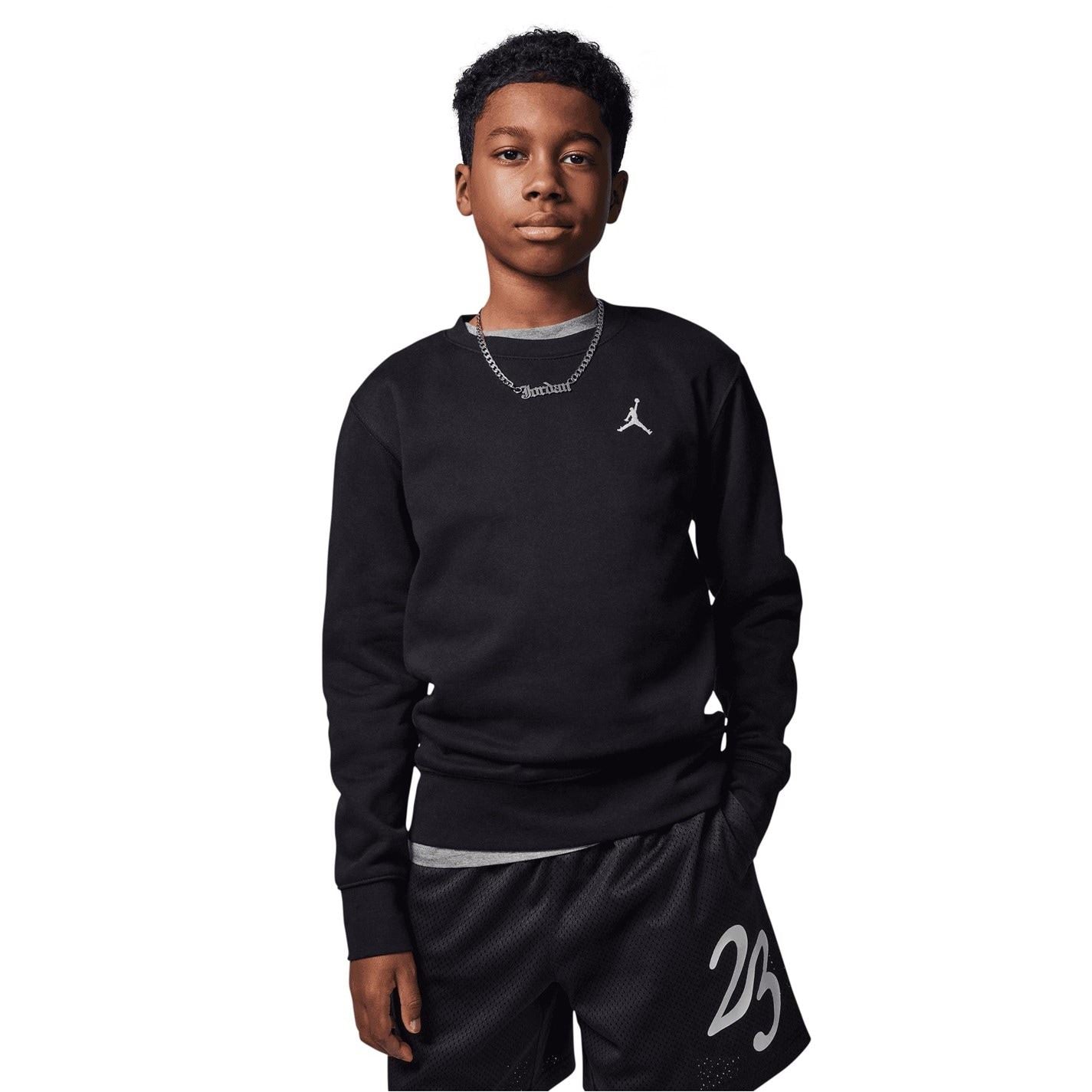 Air Jordan Fleece Crew Sweatshirt Juniors