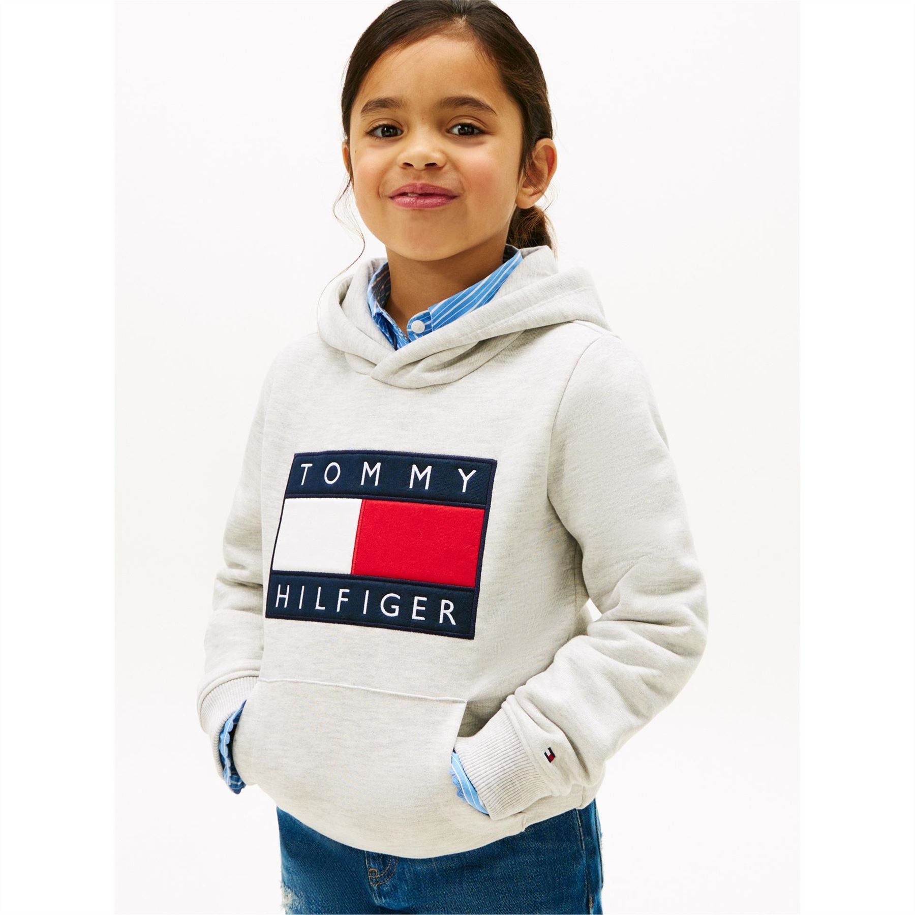 Tommy Hilfiger Heritage Hooded Neck Long Sleeve Sweatshirt