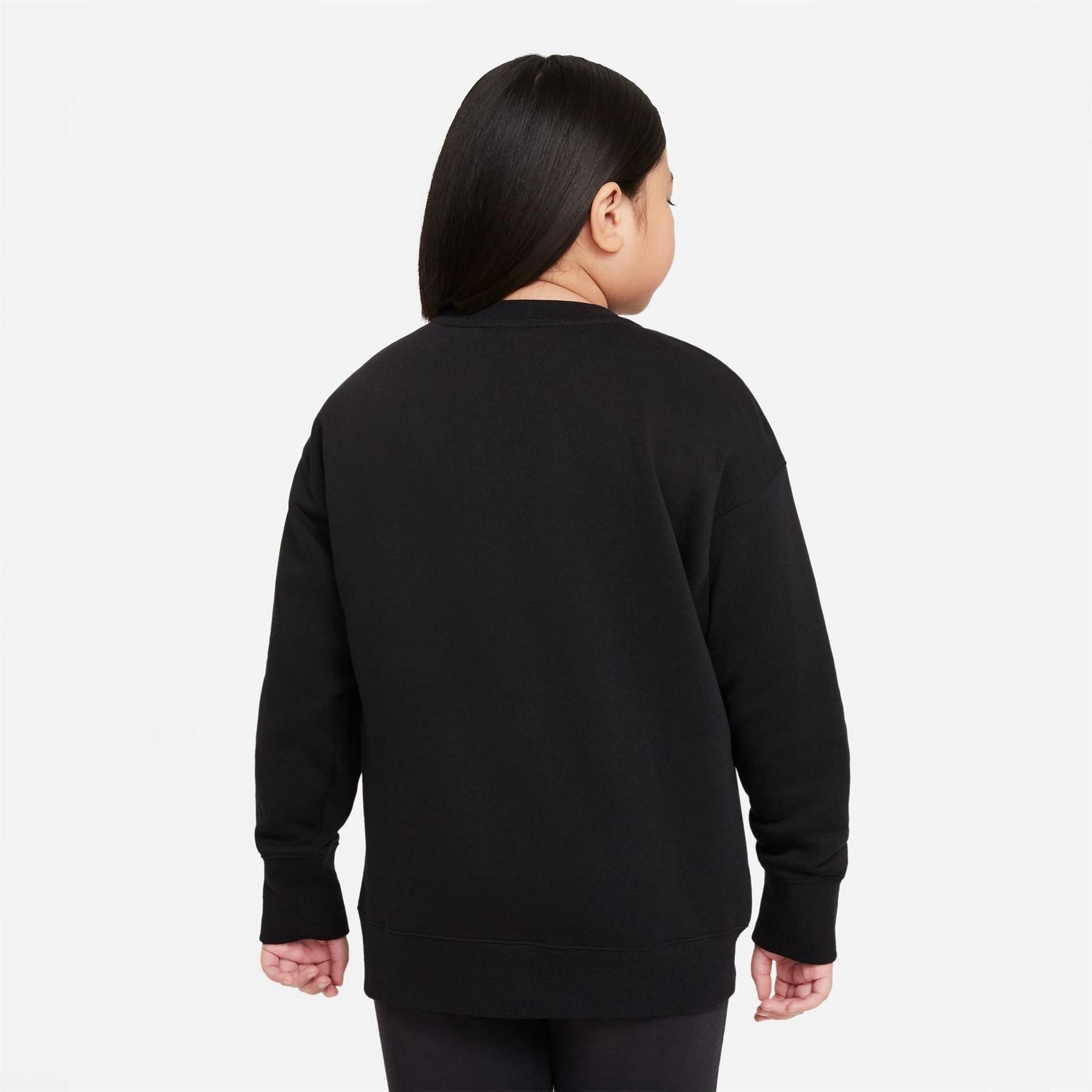 Nike Sportswear Club Fleece Big Kids (girls) Crew (extended Size) Sweatshirt Girls