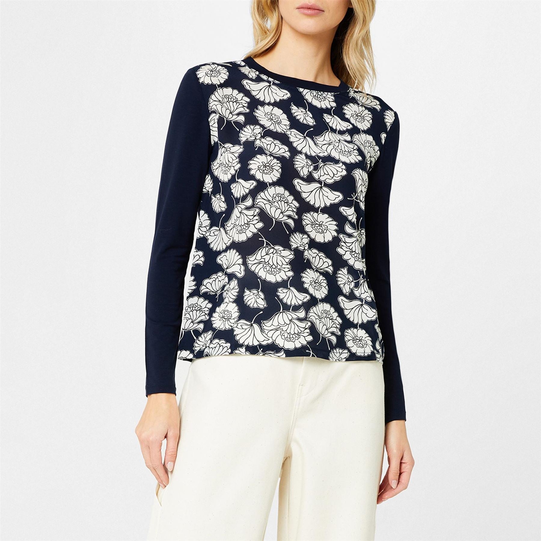 Weekend Max Mara Calamai Floral Knitted Top