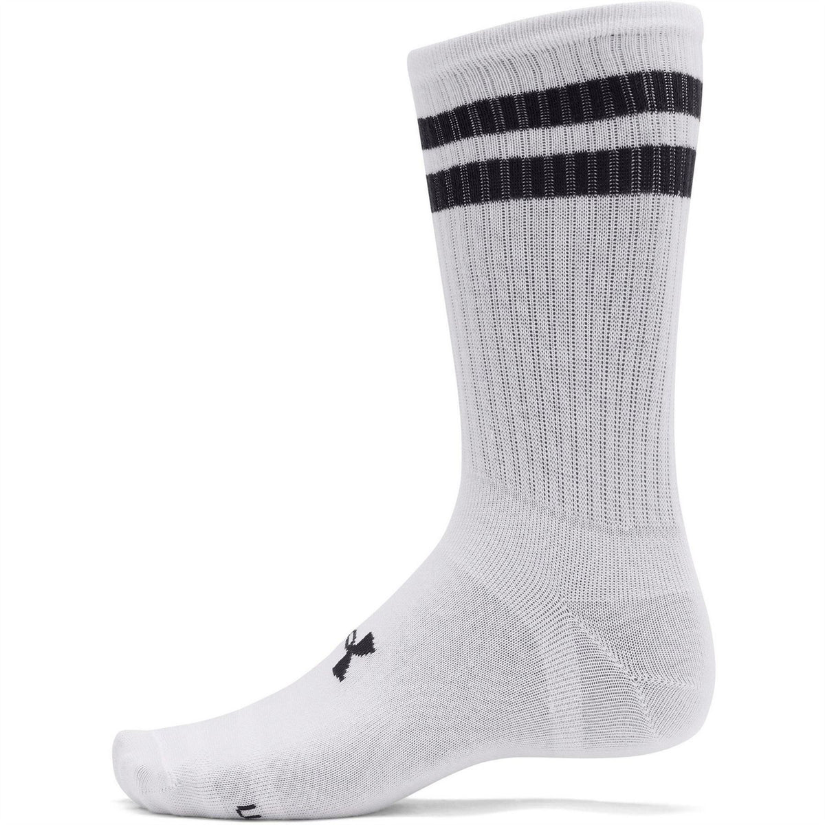 Under Armour 6 Pack Two Stripes Essential Crew Socks