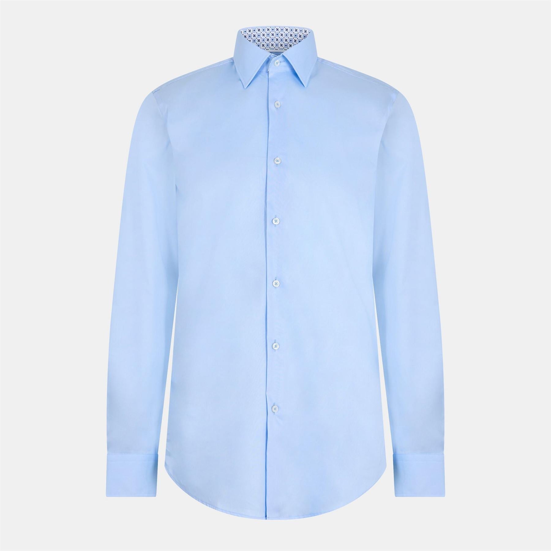 Boss Collared Neck Long Sleeve Regular Fit Oxford Shirt