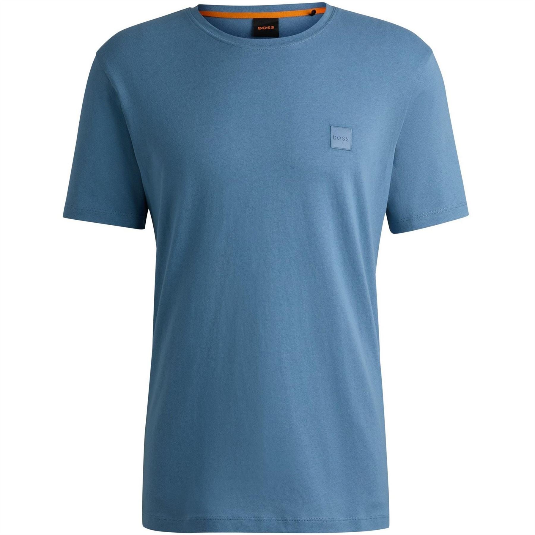 Boss BOSS ORANGE Tales T Shirt with Logo Patch Premium Cotton