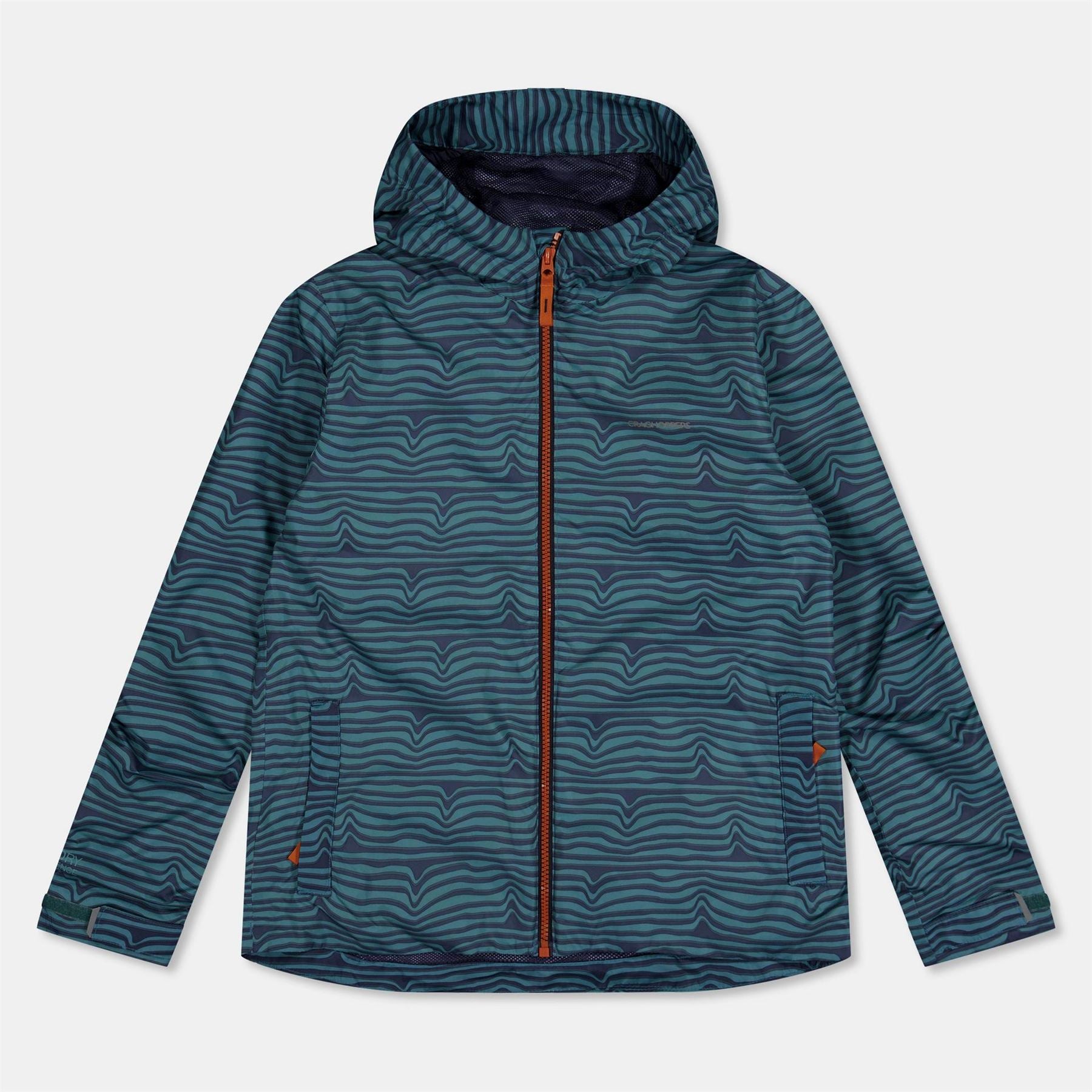 Craghoppers Rowan Hooded Wave Patterned Rain Jacket