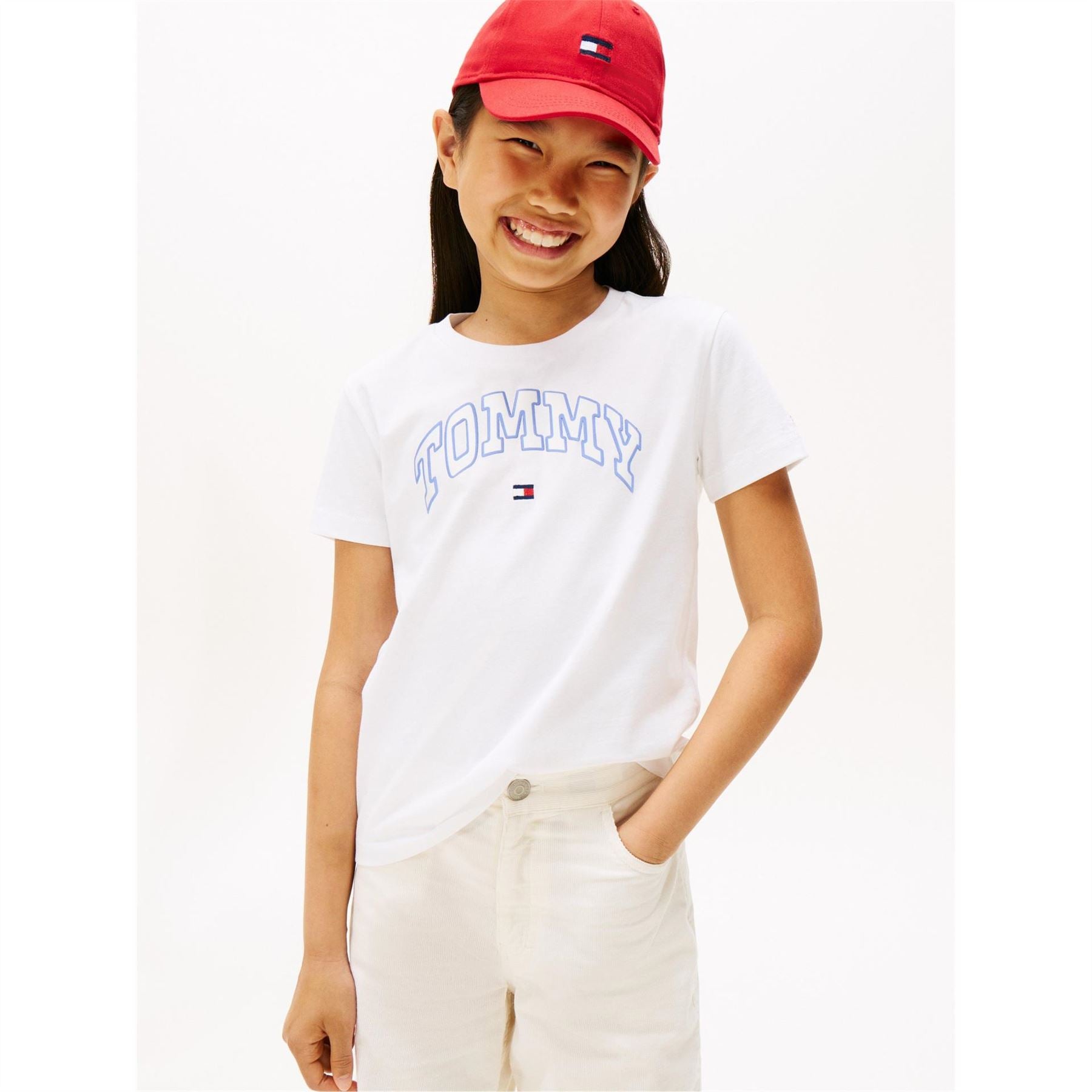 Tommy Hilfiger Timmy Varsity Lettering Regular Fit T-Shirt