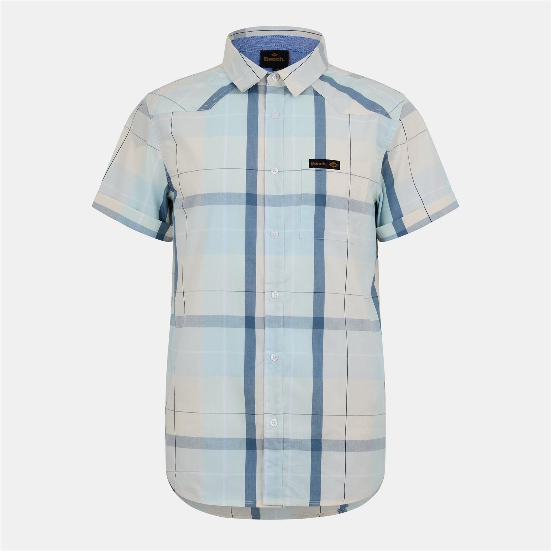 Bench Short Sleeve Patterned Shirt