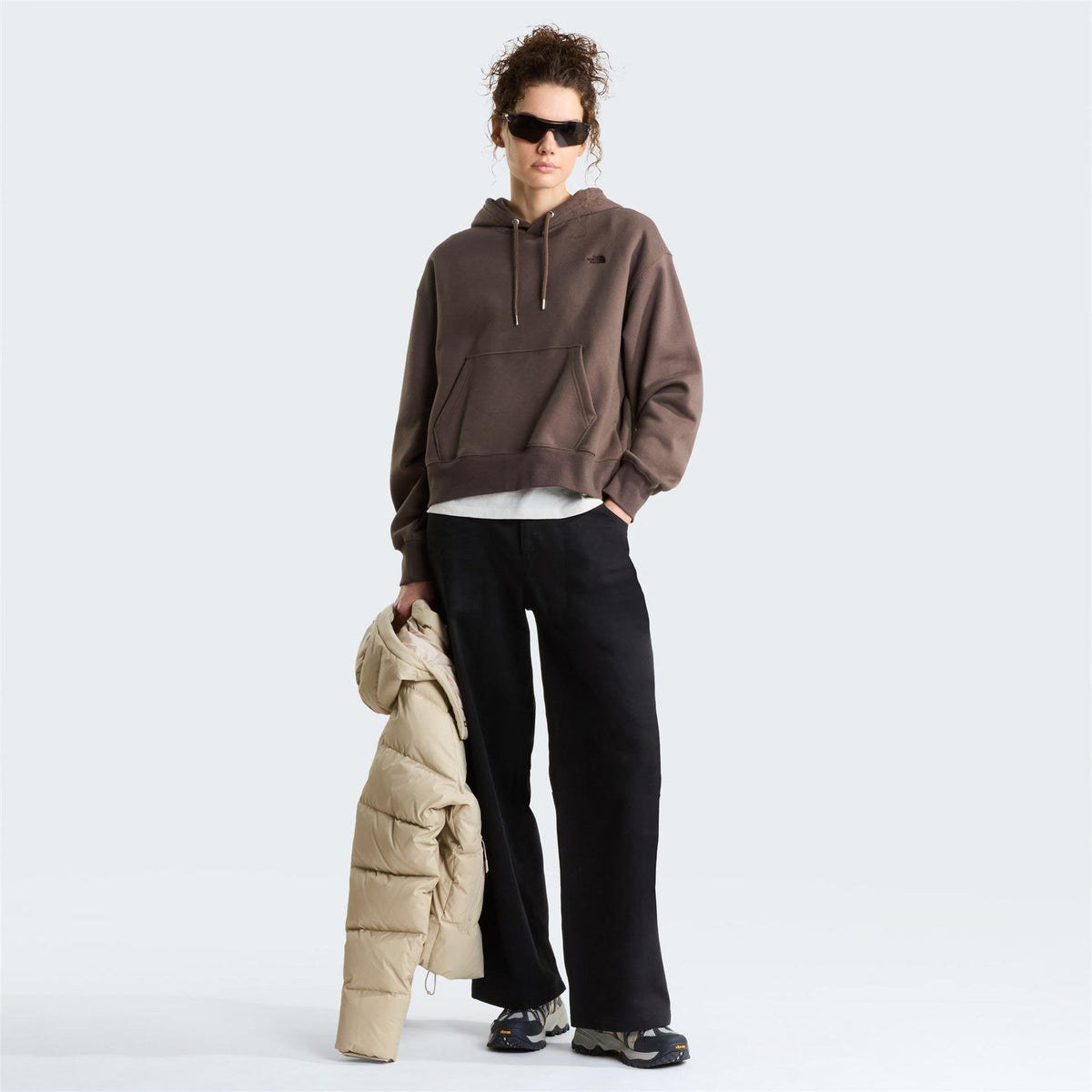 The North Face Womens Essential Simple Dome Boxy Oversized Hoodie