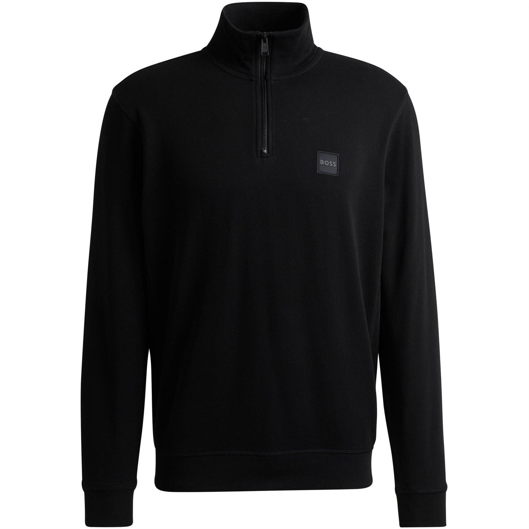 Boss Zetrust Zip Neck Soft Terryclover The Head Sweatshirt