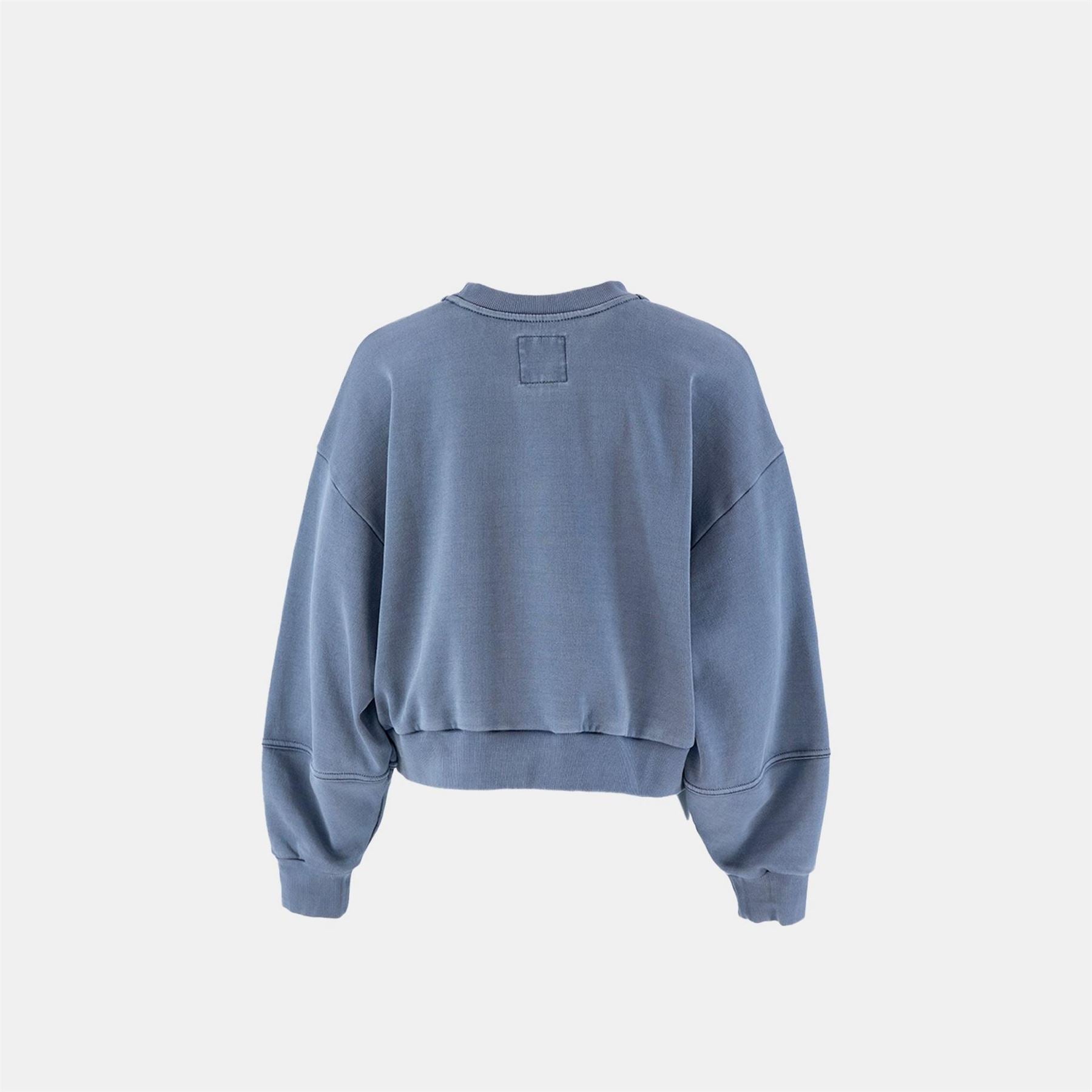 G Star Embroidered Crew Neck Drop Shoulder Oversize Sweatshirt