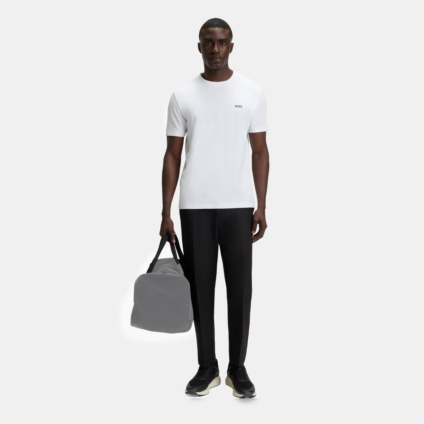 Boss BOSS GREEN T Shirt with Logo Design Stretch Cotton