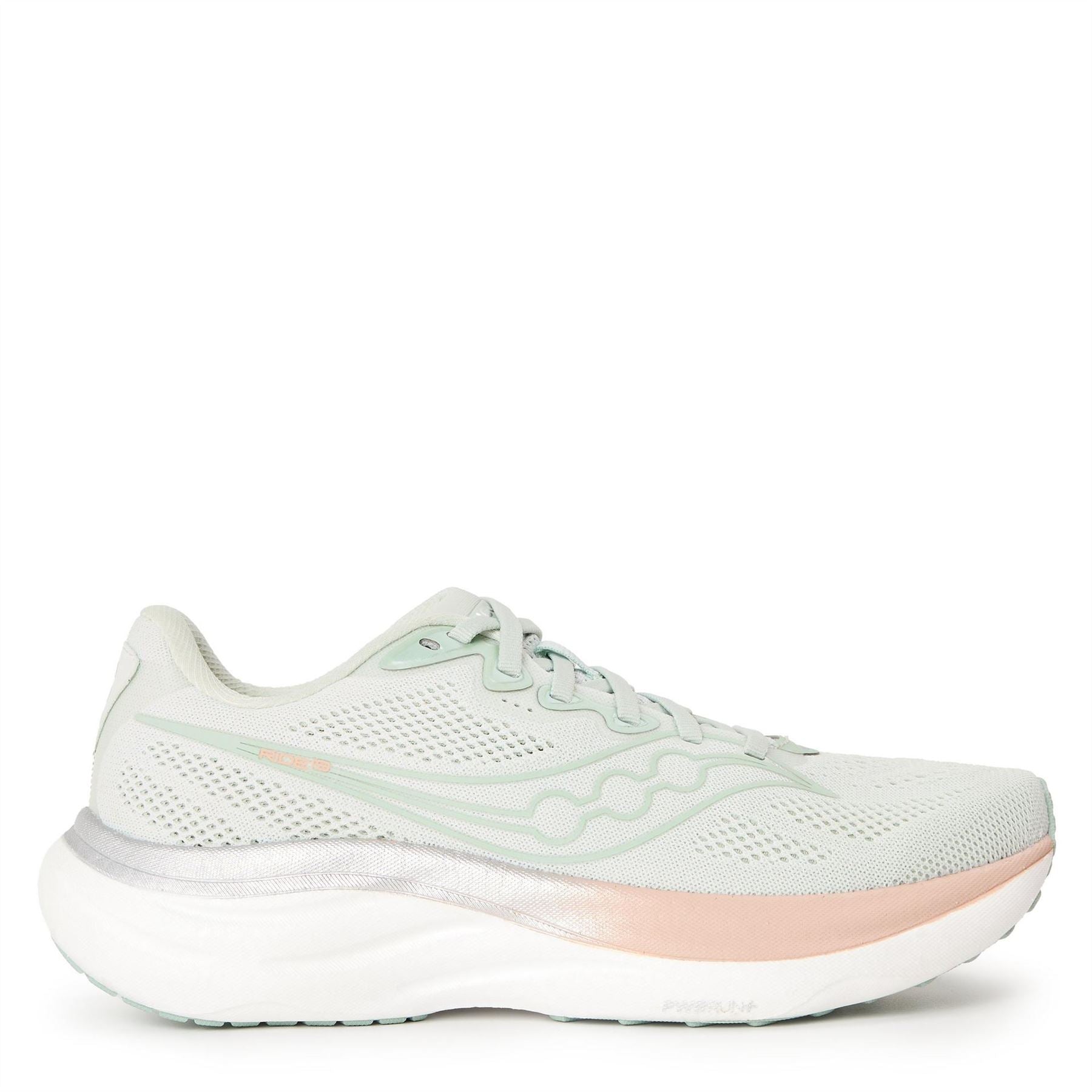 Saucony Ride 19 Graphic Print Low Top Sneakers