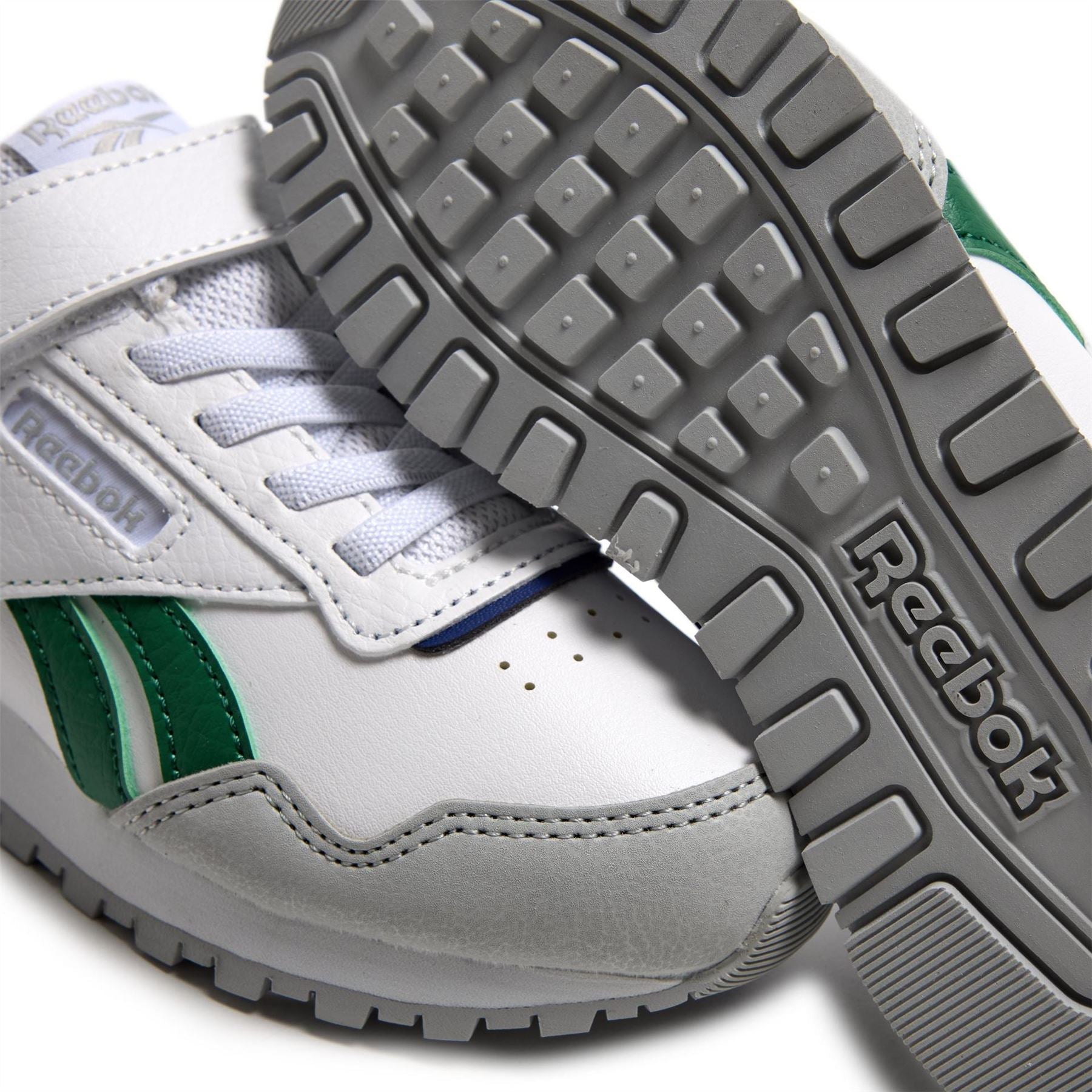 Reebok Glide Elastic Lace  And  Strap Trainers