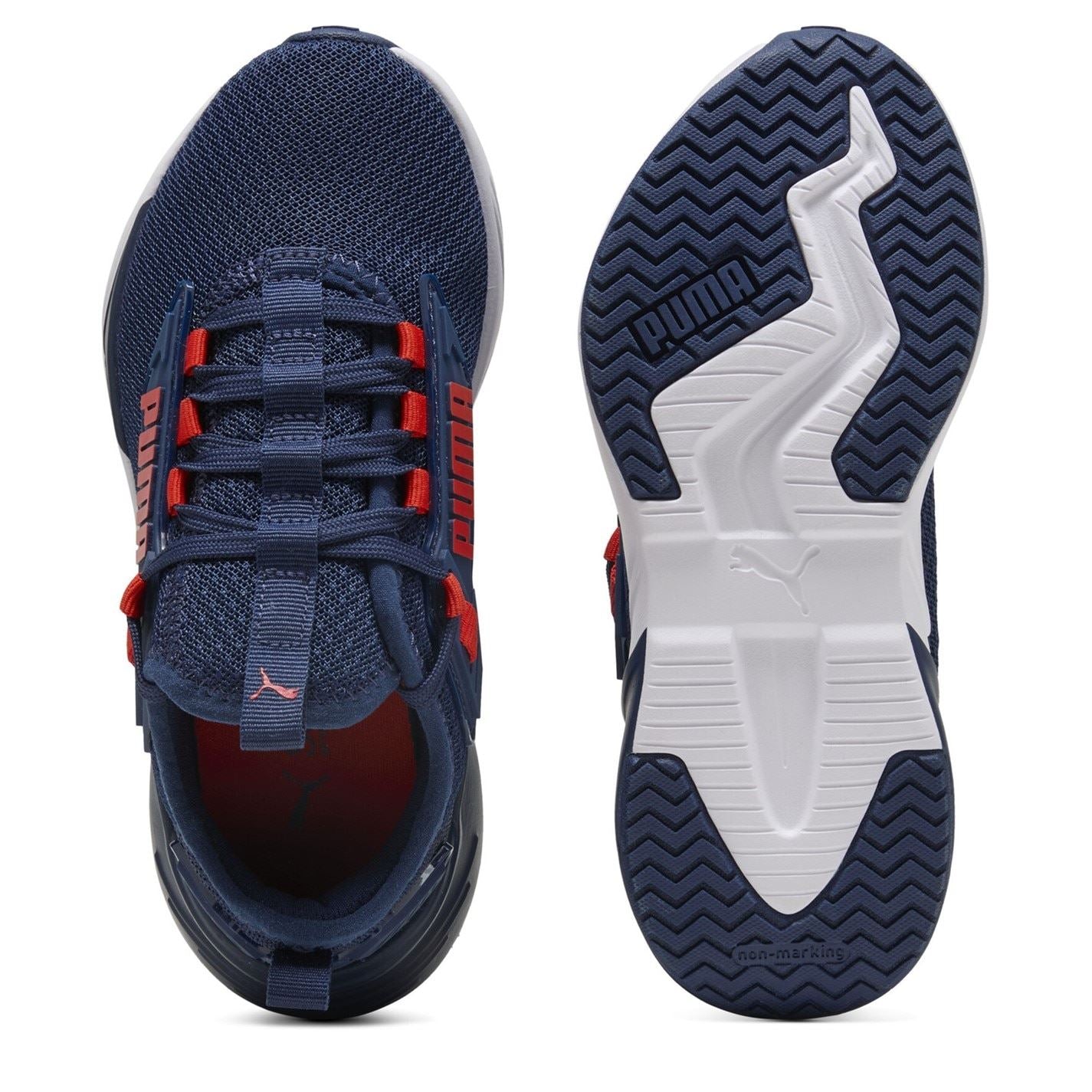 Puma Retaliate 3 Low Top Round Toe Flat Heel Sneakers
