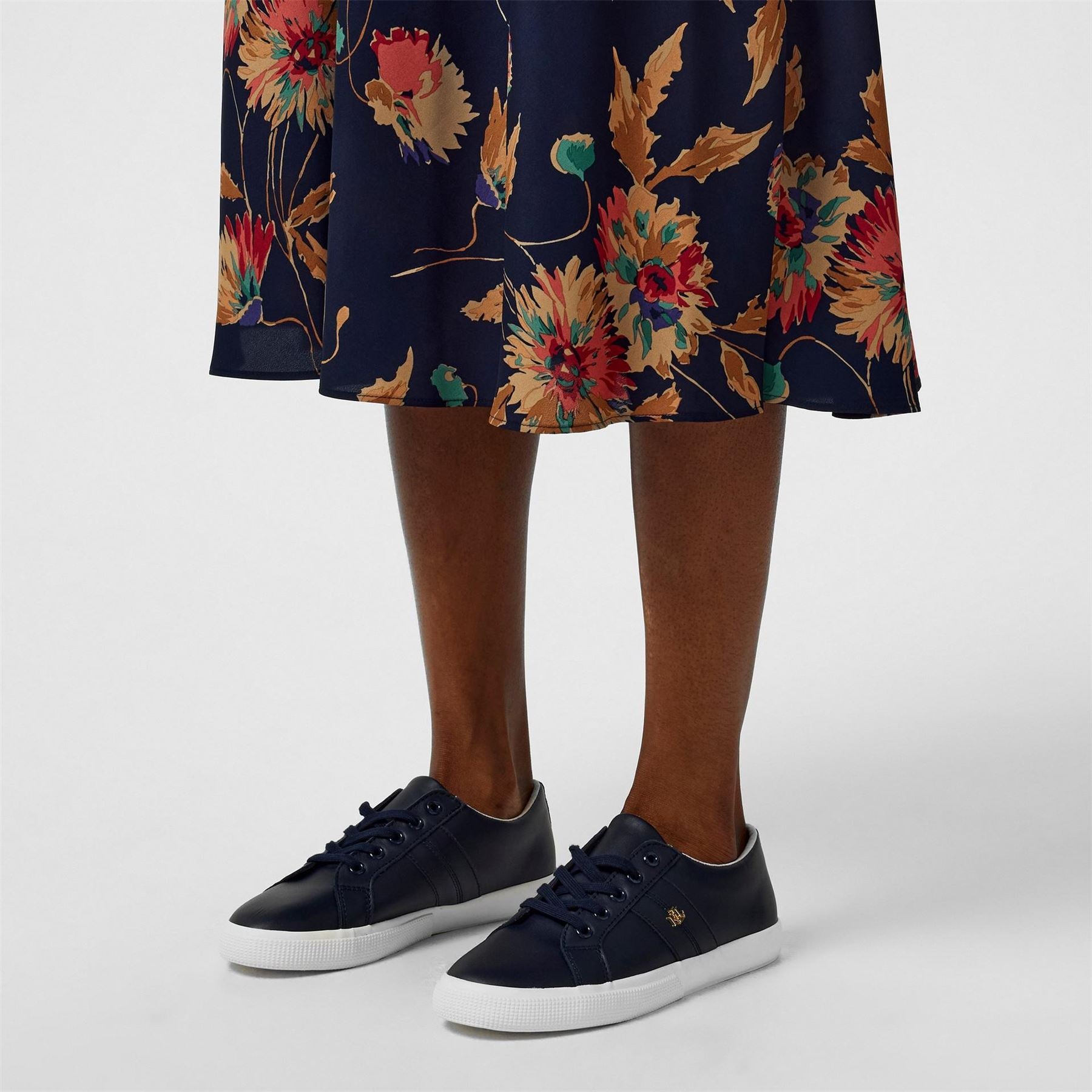 Lauren by Ralph Lauren Janson Leather Court Trainers