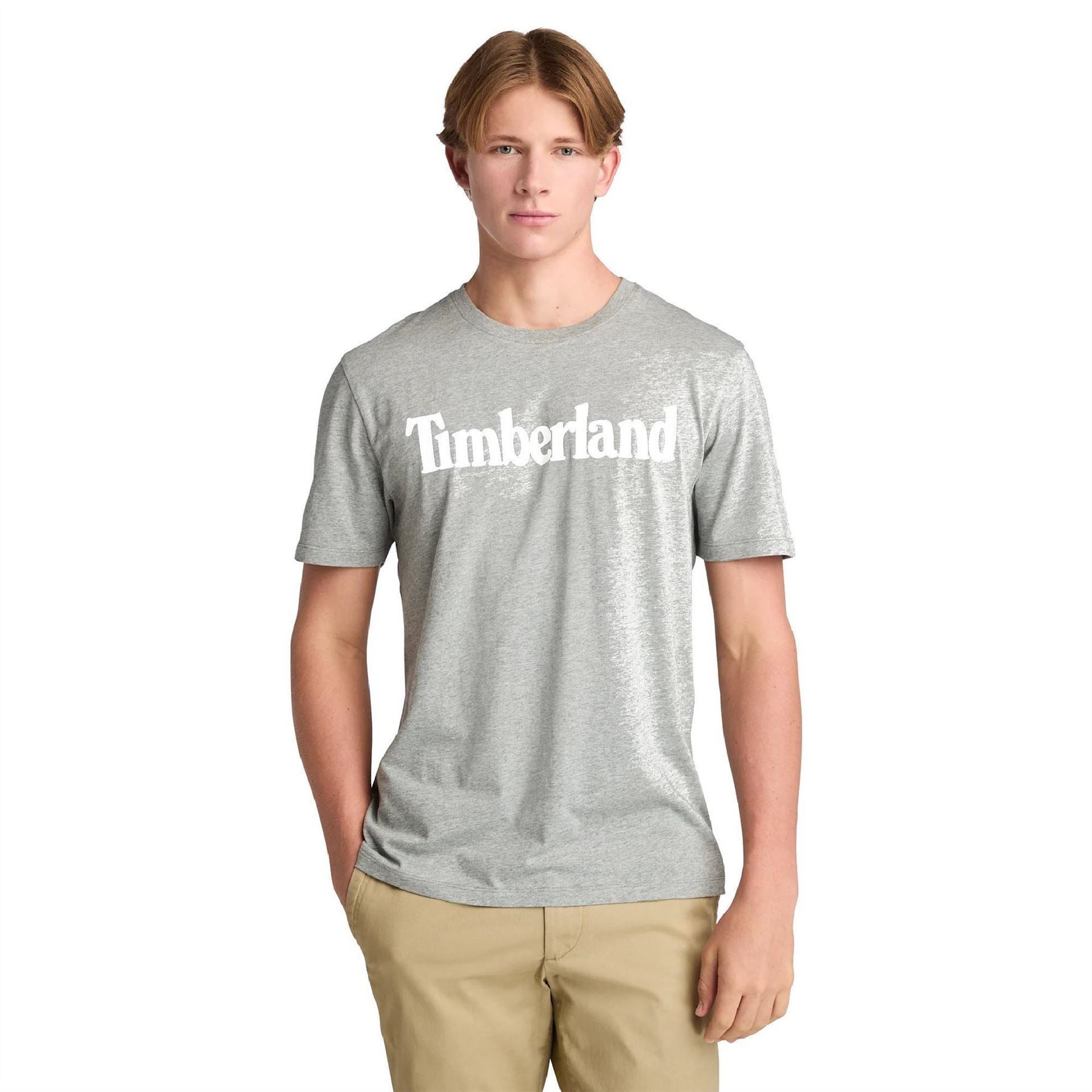 Timberland Northwood Wordmark Logo Cotton Short Sleeve T-Shirt