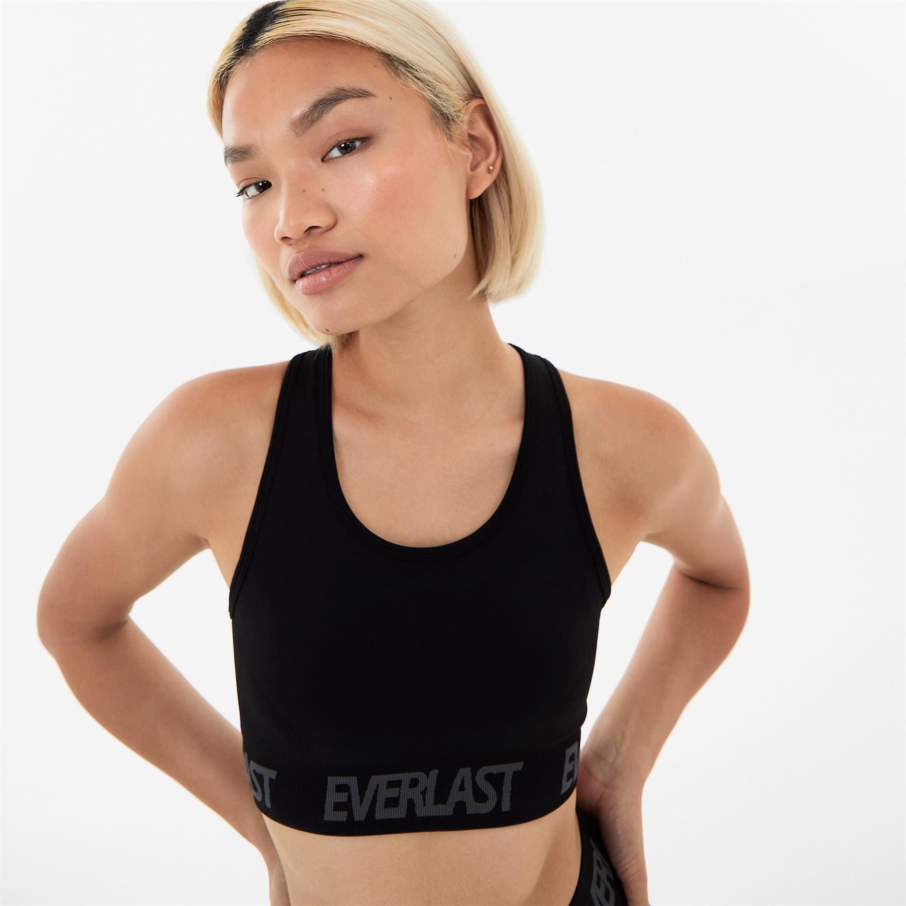 Everlast Womens Seamless Logo Sports Bra