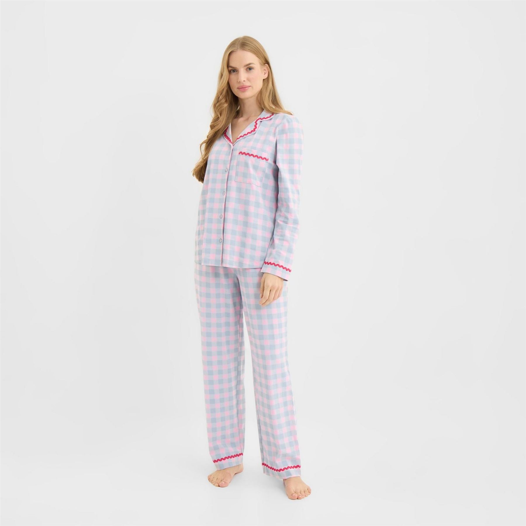 Chelsea Peers Wavy Trim Pjs