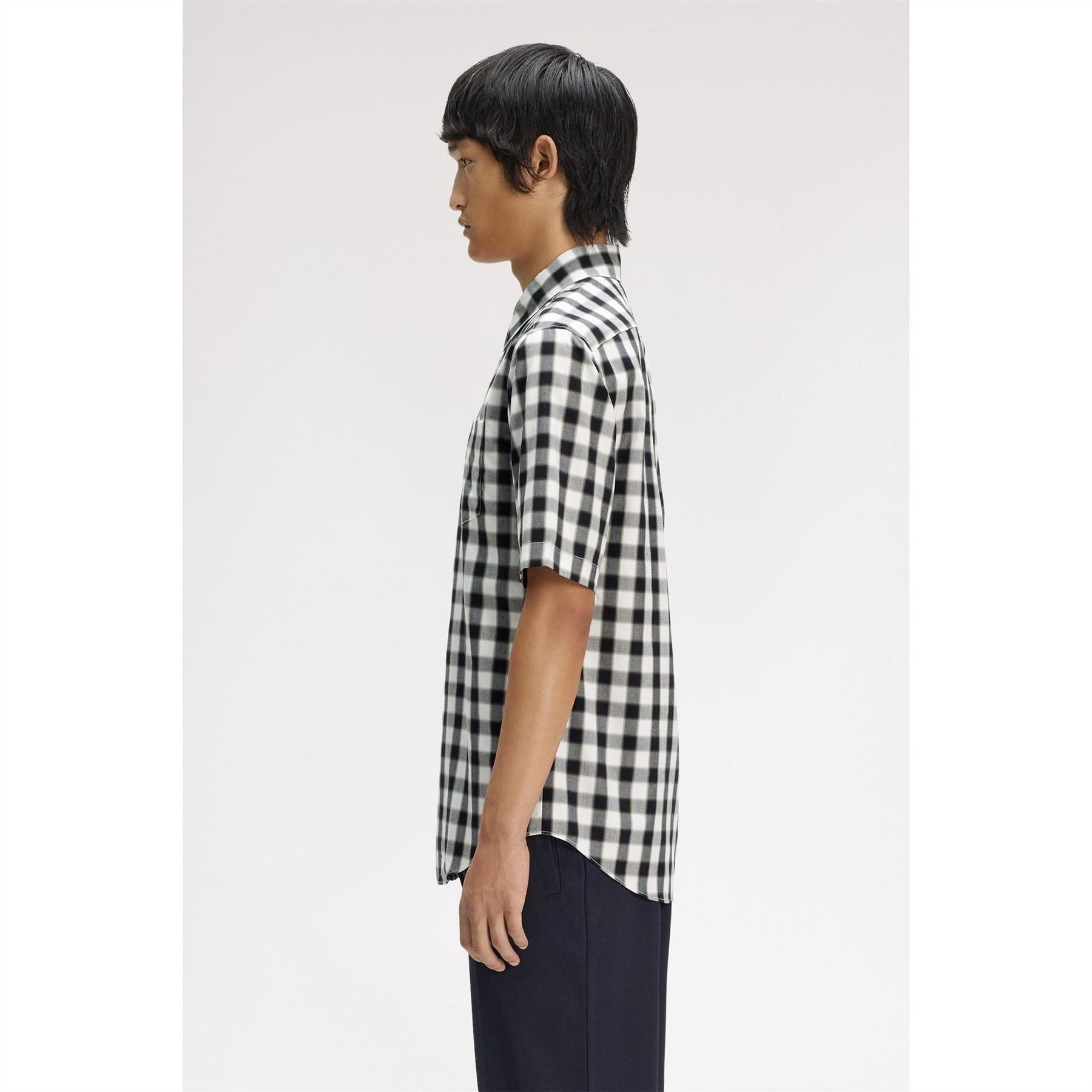 Fred Perry Patterned Short Sleeve Shirt