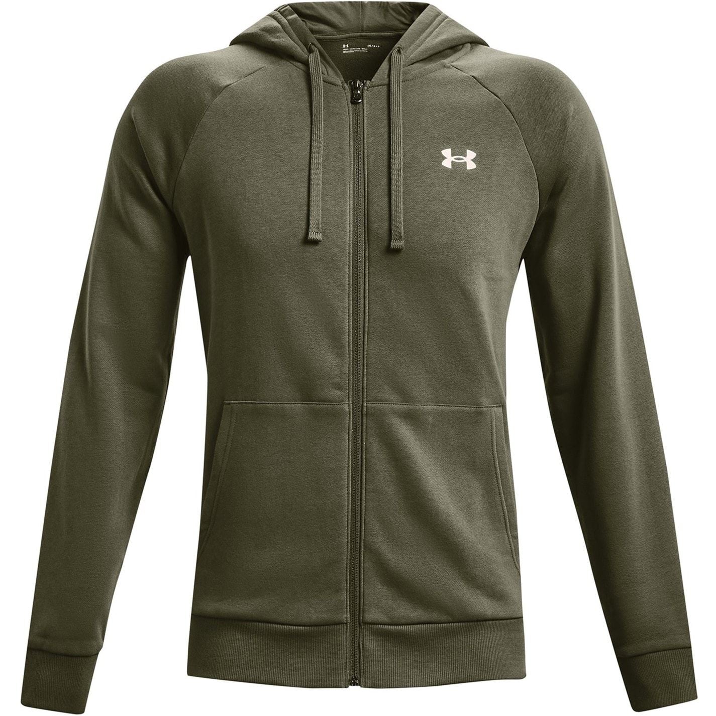 Under Armour Mens Armour Ua Rival Fleece Full Zip Hoodie