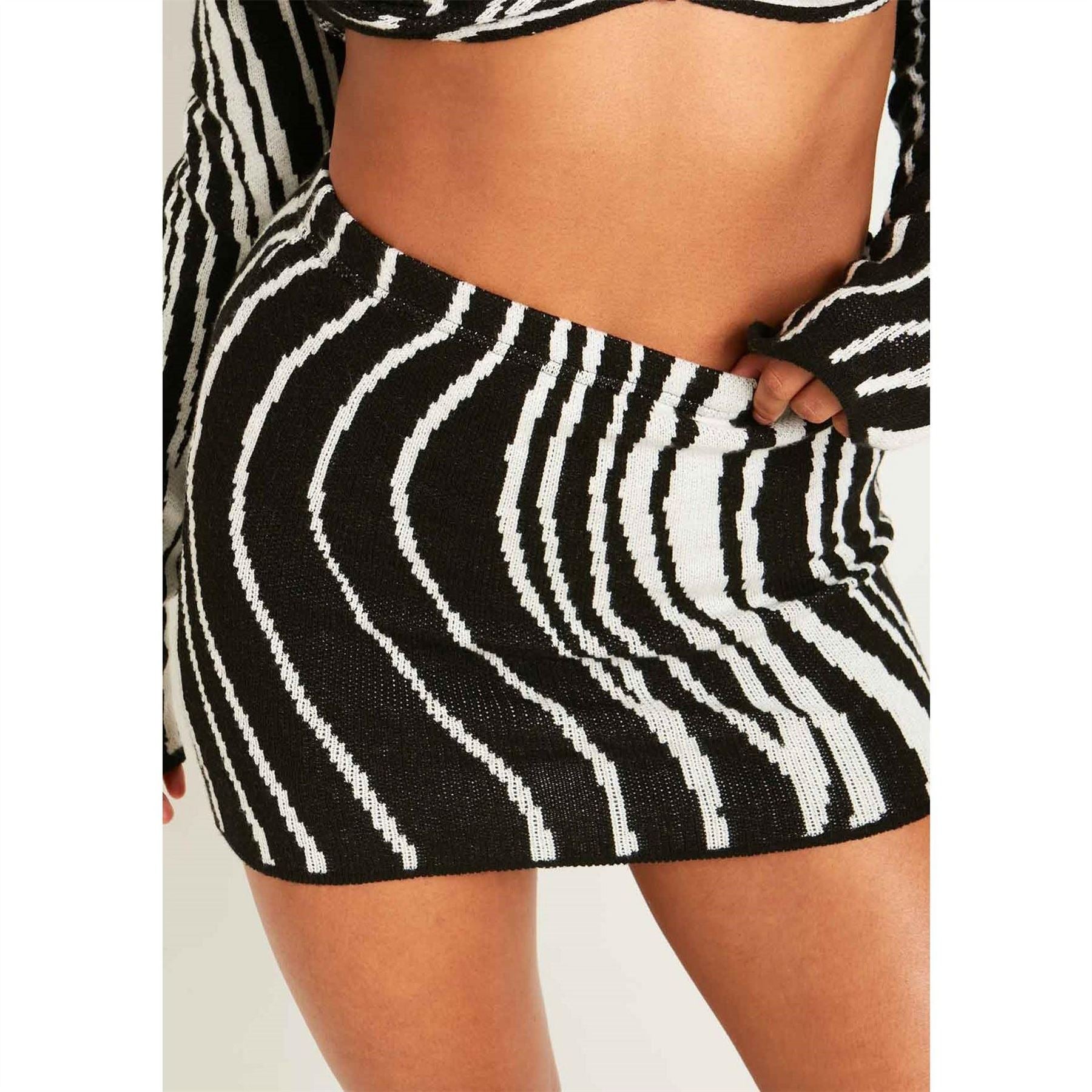 Missy Empire Knit Micro Mini Skirt